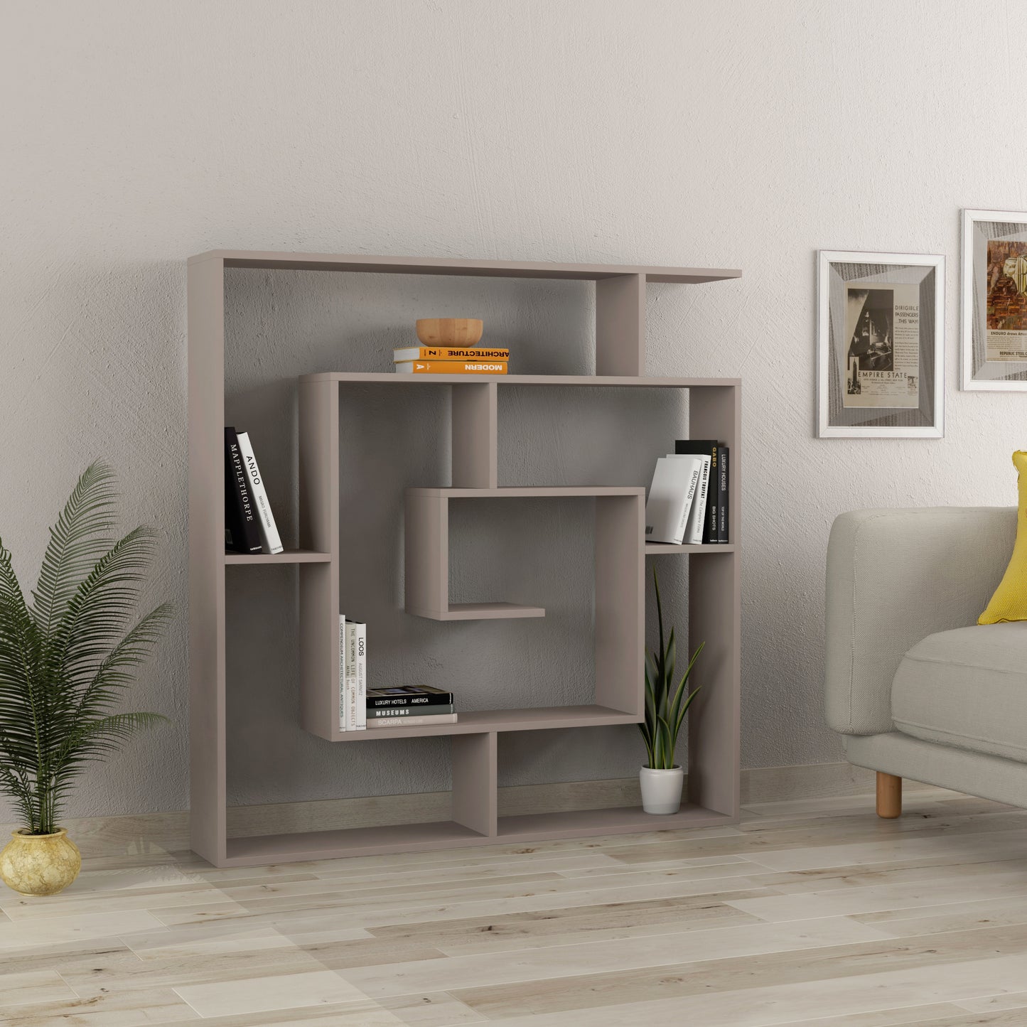 Mourah Labirent Bookcase - 2 Years Warranty