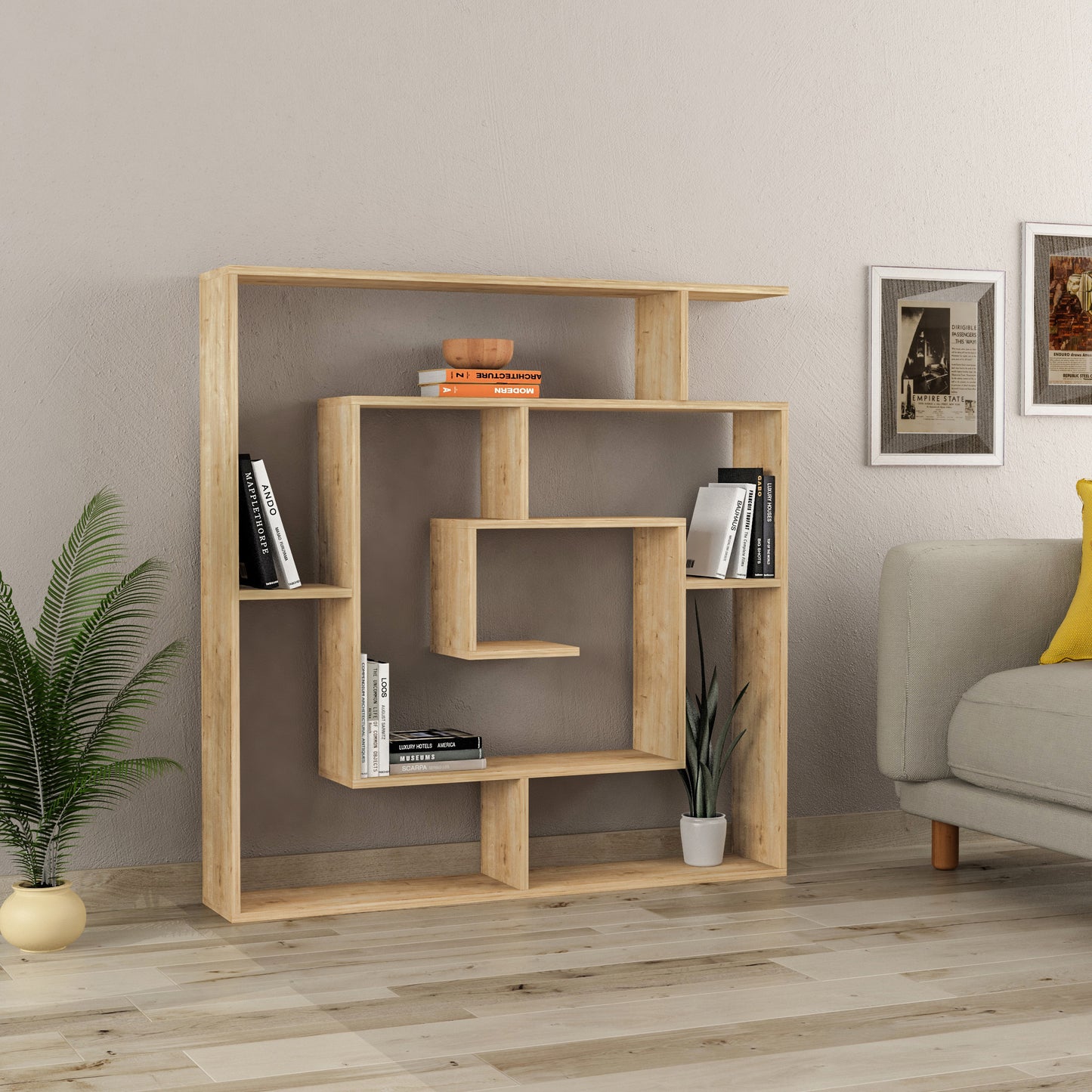 Mourah Labirent Bookcase - 2 Years Warranty