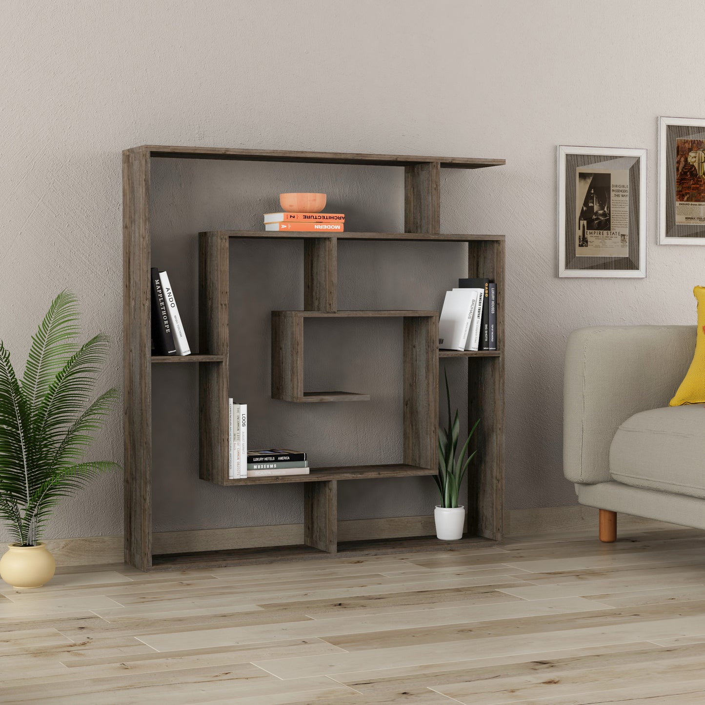 Mourah Labirent Bookcase - 2 Years Warranty