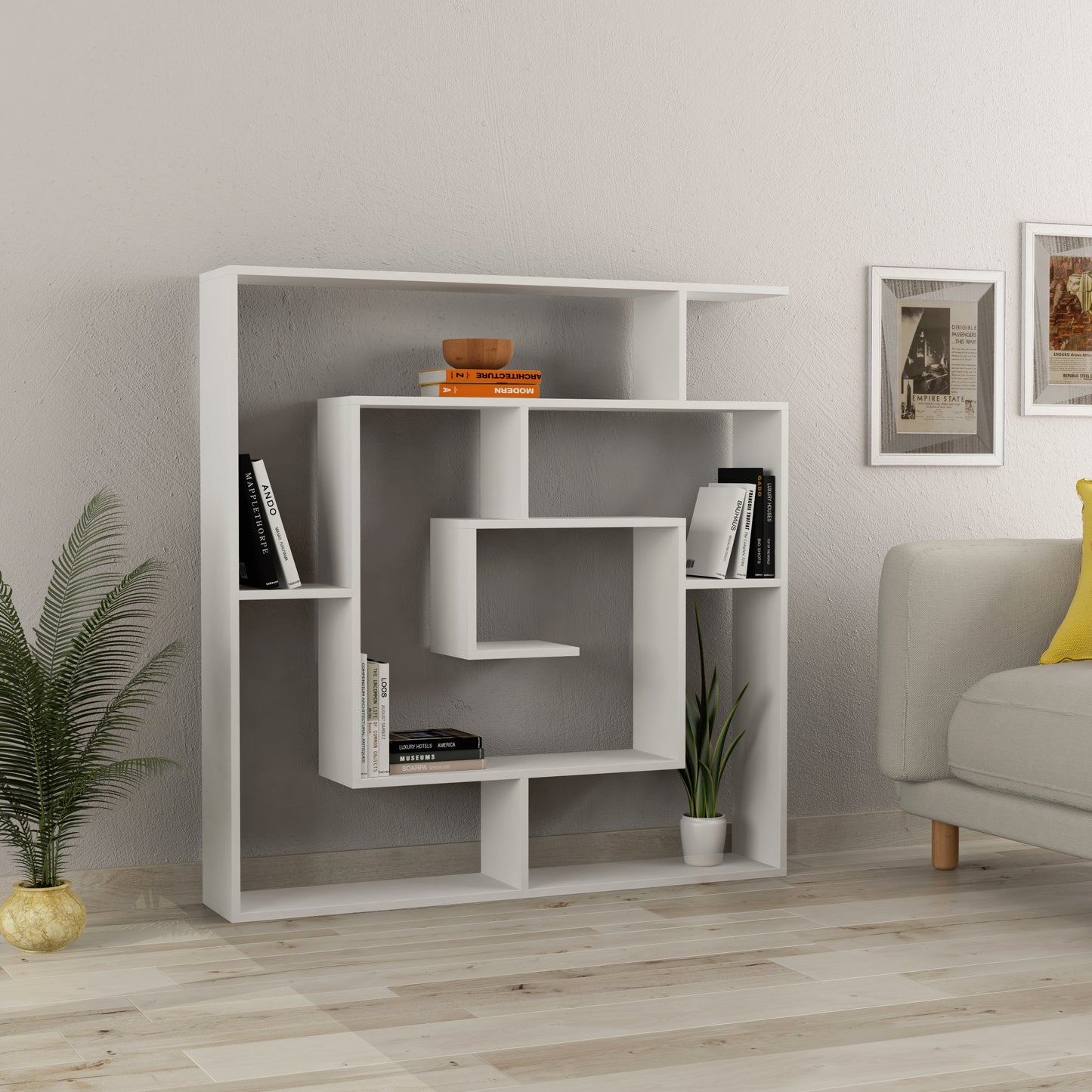 Mourah Labirent Bookcase - 2 Years Warranty