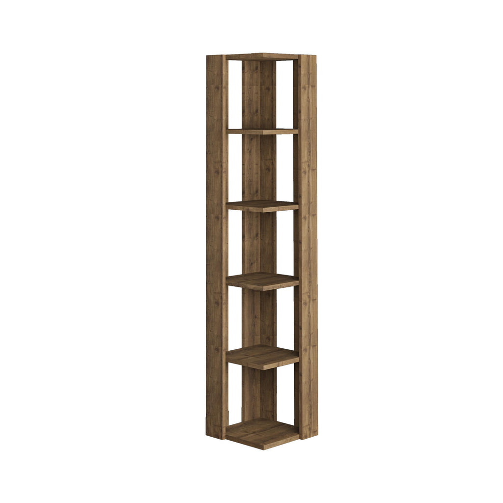 Mourah Nati Corner Bookcase - 2 Years Warranty