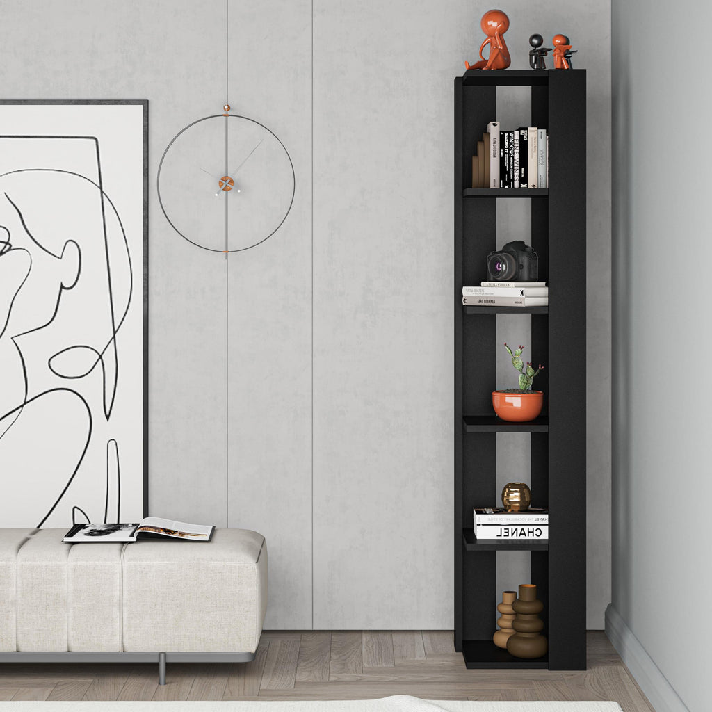 Mourah Nati Corner Bookcase - 2 Years Warranty