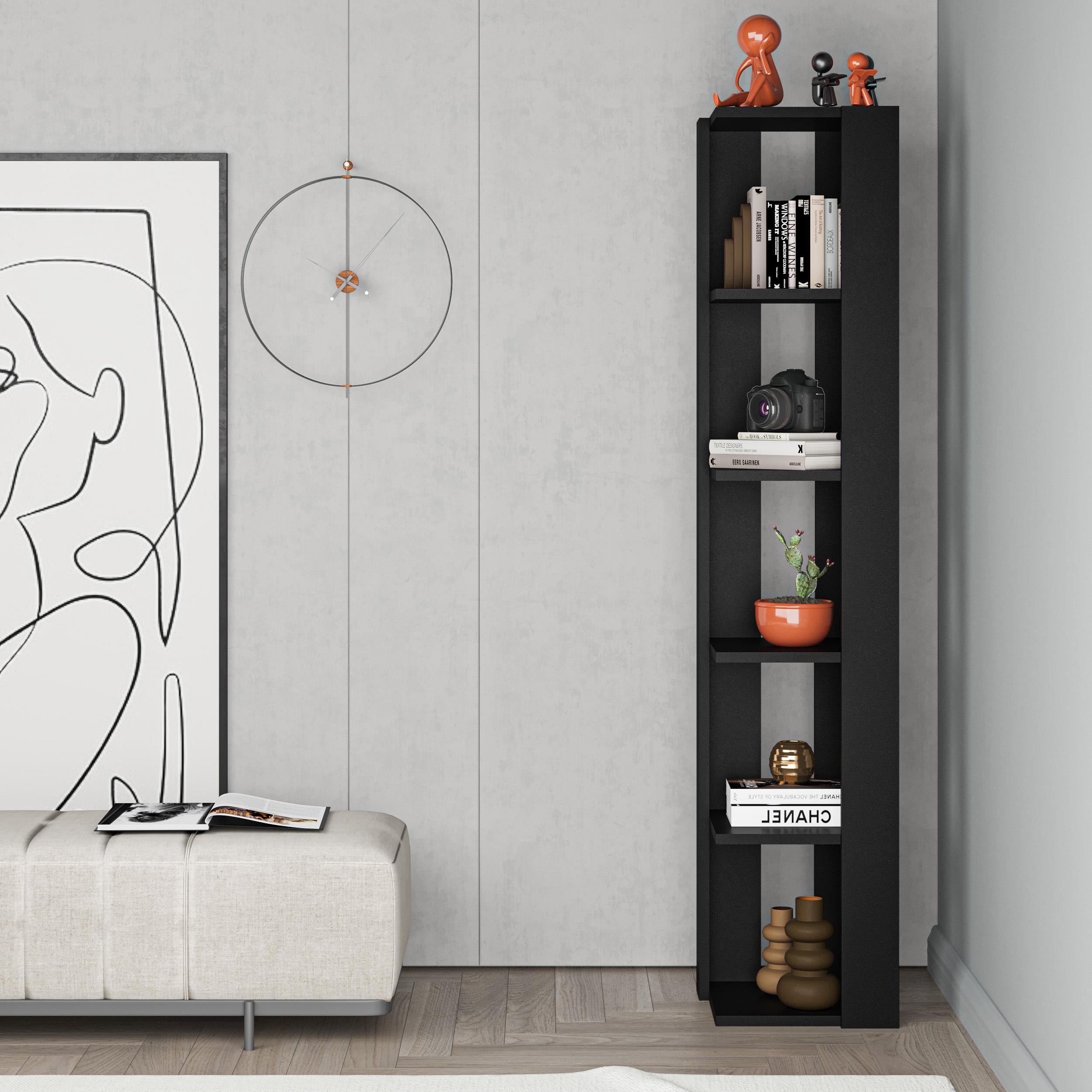 Mourah Nati Corner Bookcase - 2 Years Warranty