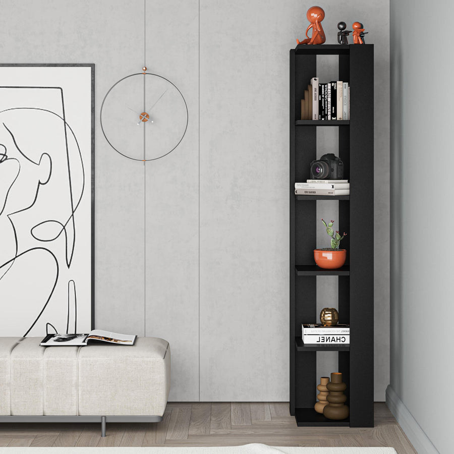 Mourah Nati Corner Bookcase - 2 Years Warranty