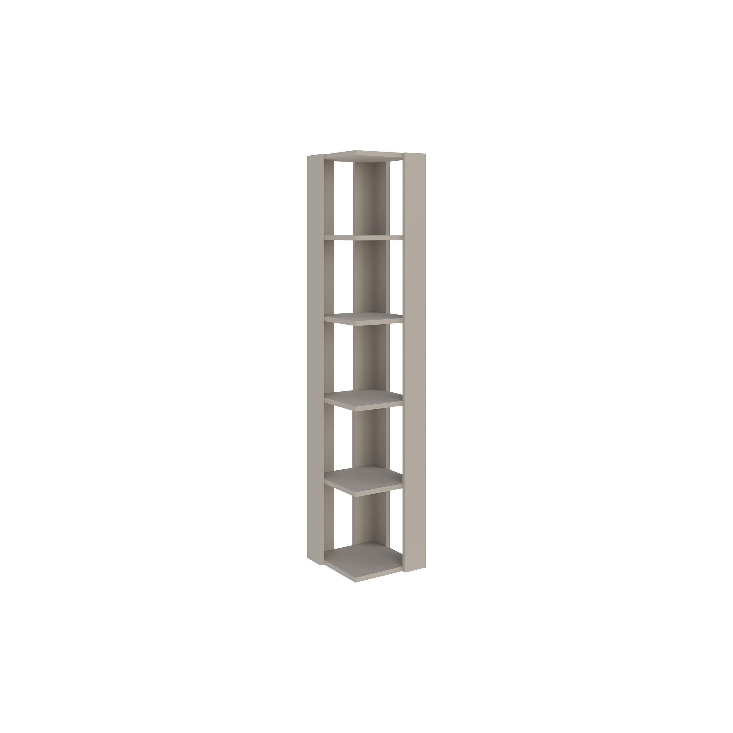 Mourah Nati Corner Bookcase - 2 Years Warranty