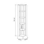 Mourah Nati Corner Bookcase - 2 Years Warranty