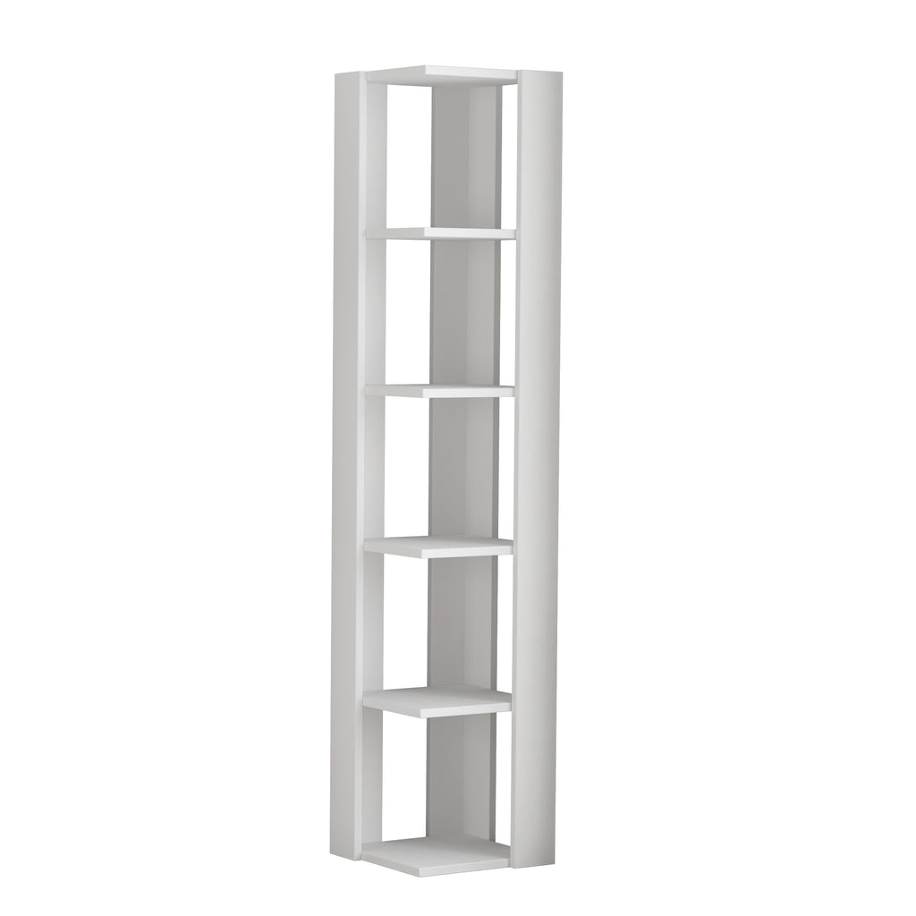 Mourah Nati Corner Bookcase - 2 Years Warranty