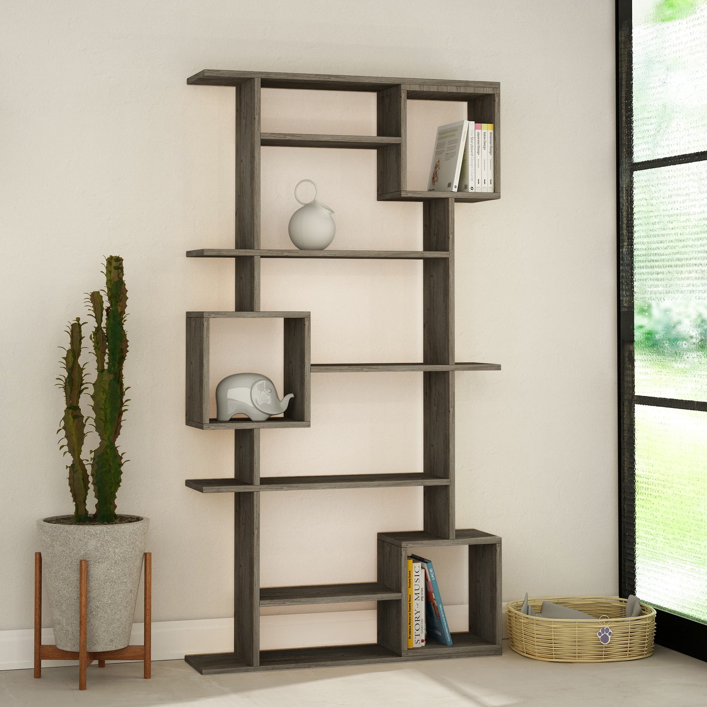 Mourah Soto Bookcase - 2 Years Warranty