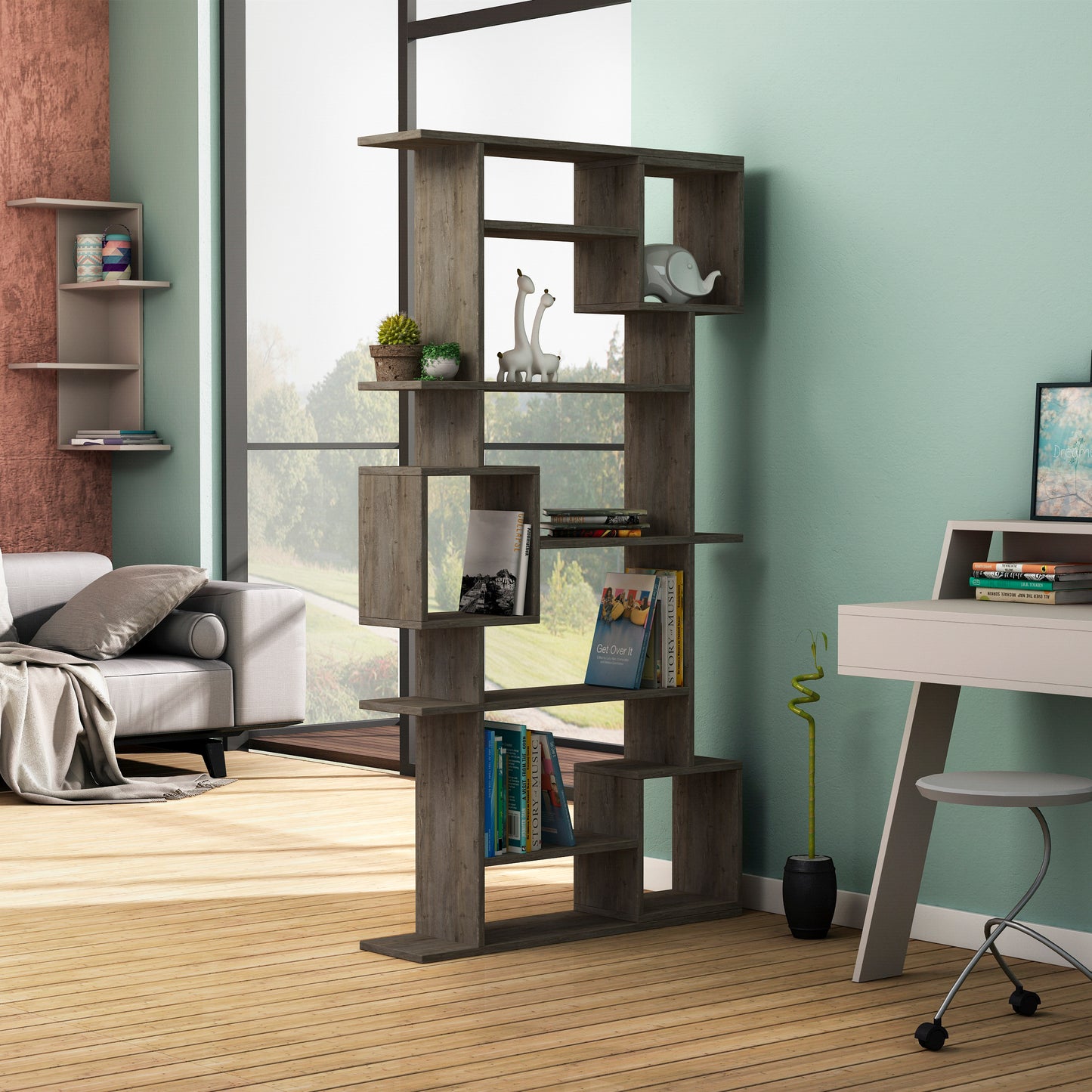Mourah Soto Bookcase - 2 Years Warranty