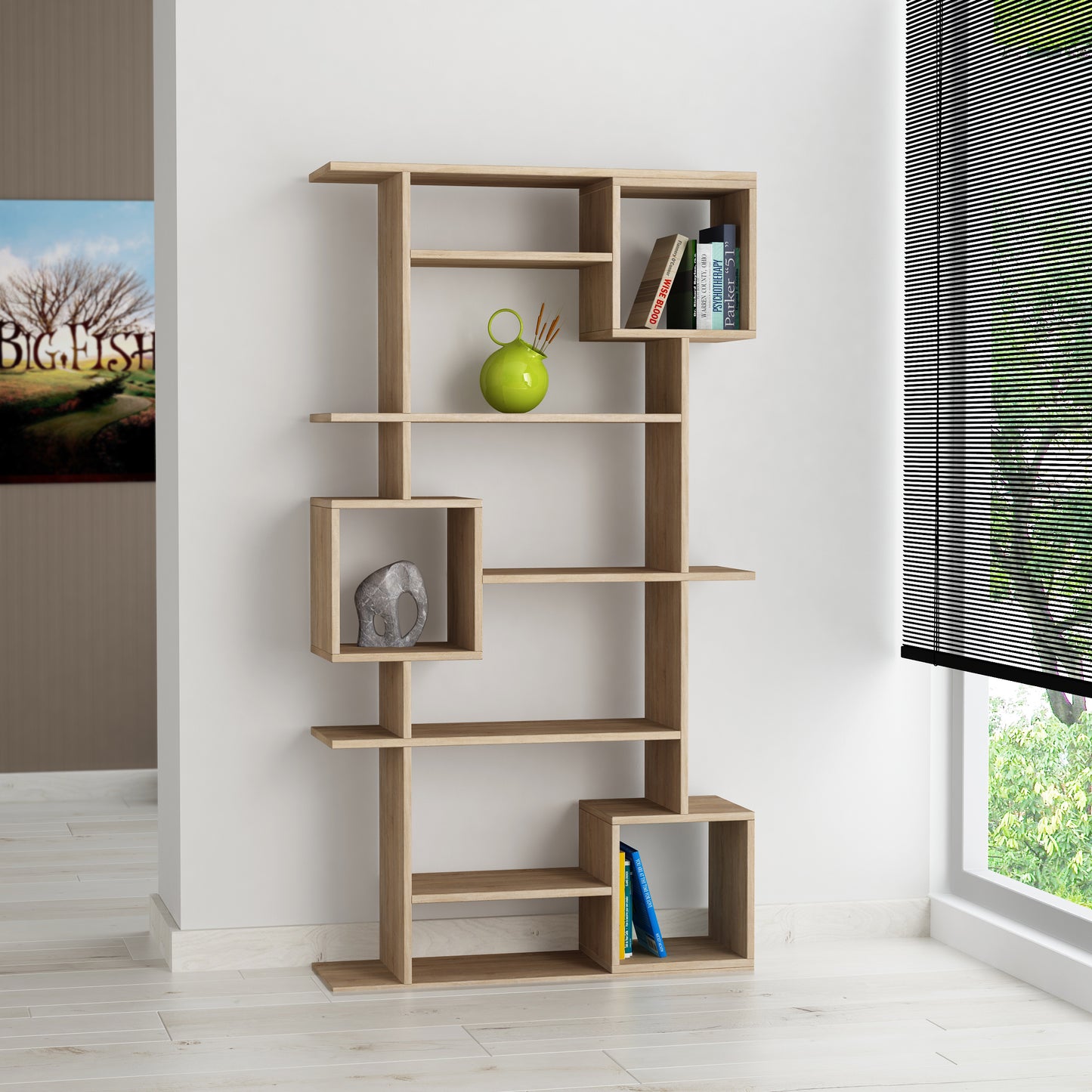 Mourah Soto Bookcase - 2 Years Warranty