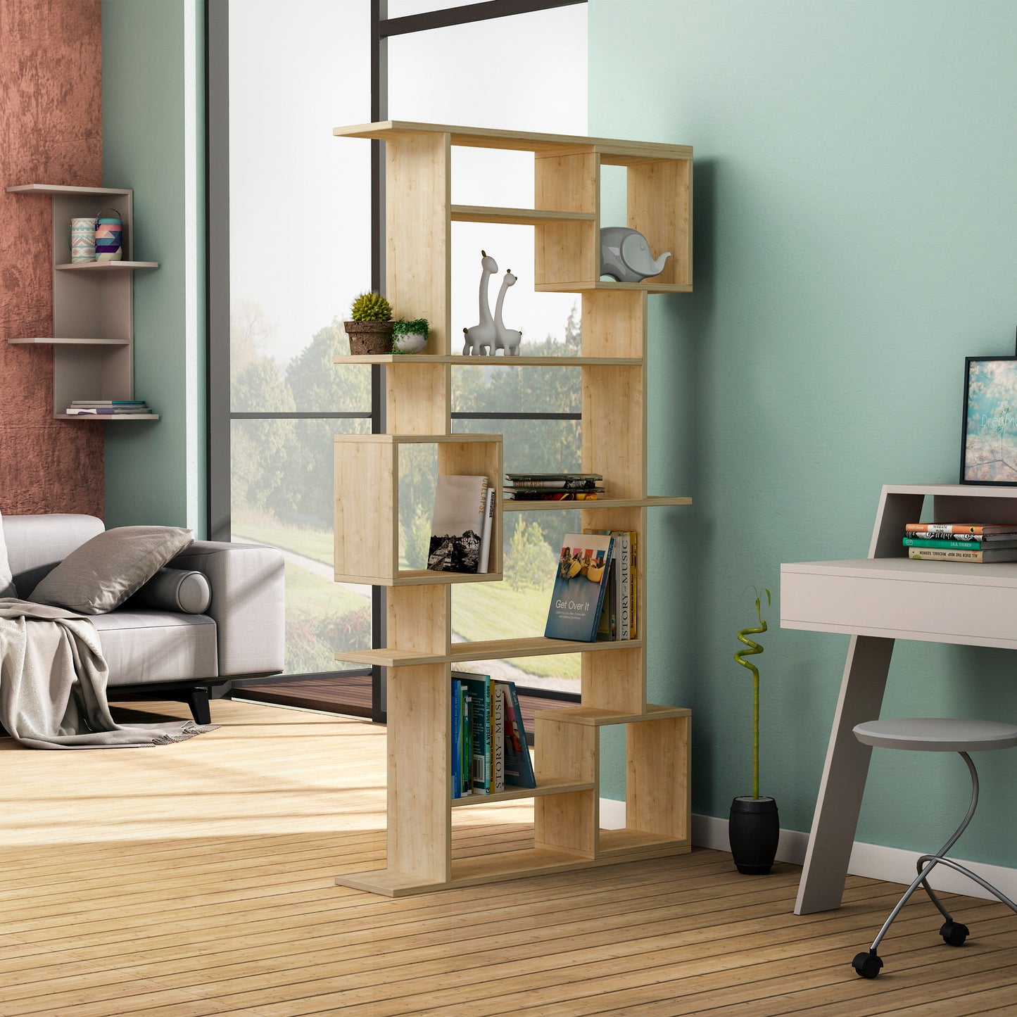 Mourah Soto Bookcase - 2 Years Warranty