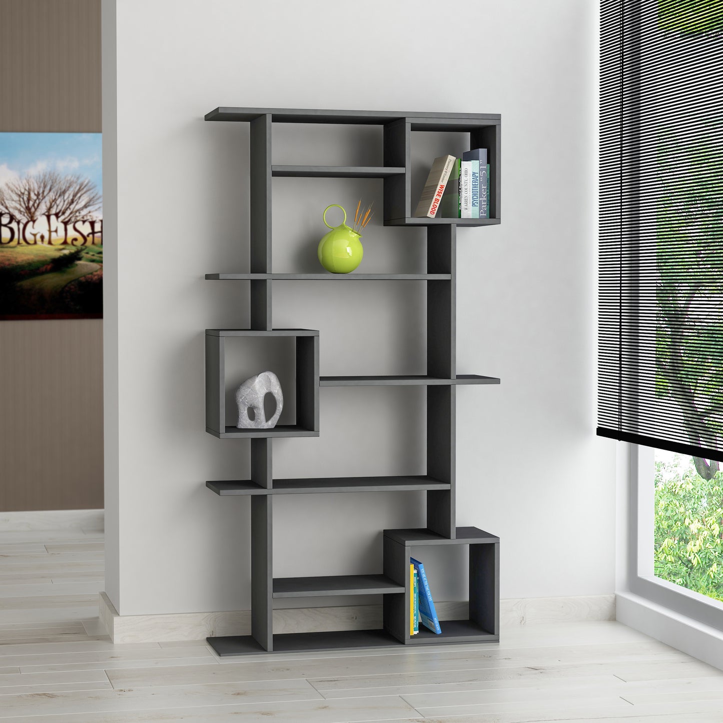 Mourah Soto Bookcase - 2 Years Warranty