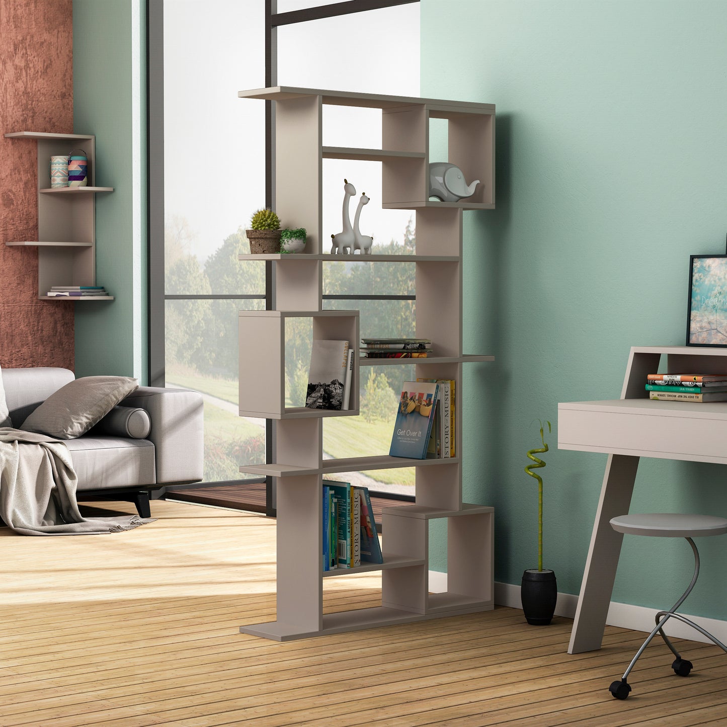 Mourah Soto Bookcase - 2 Years Warranty