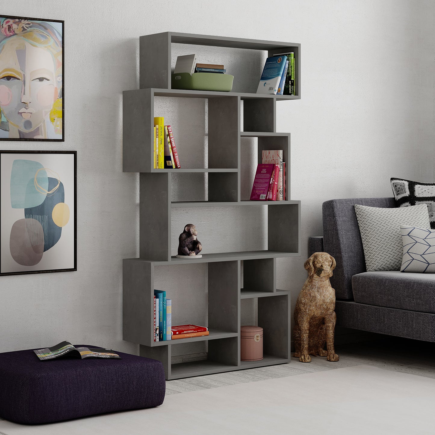 Mourah Karmato Bookcase - 2 Years Warranty