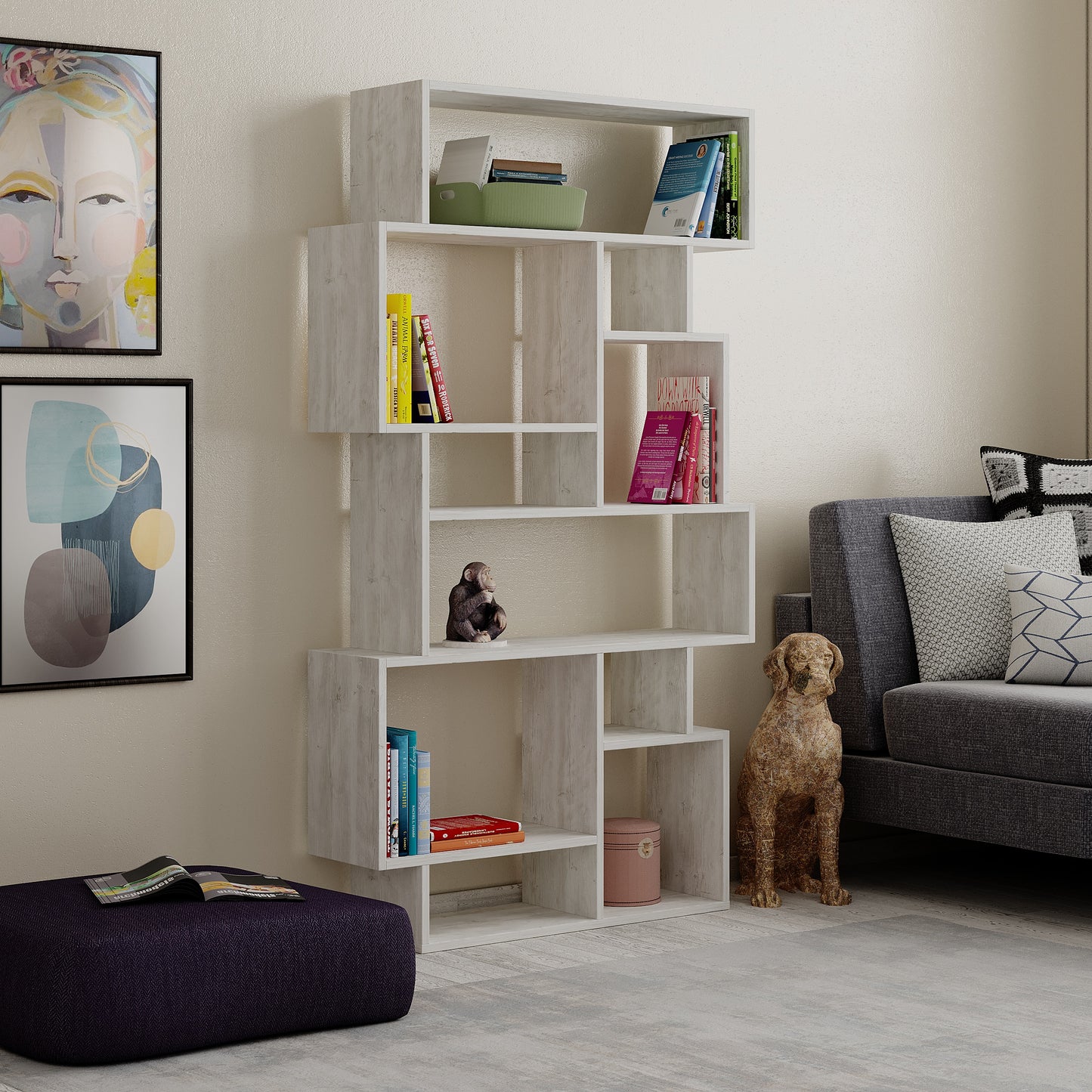 Mourah Karmato Bookcase - 2 Years Warranty