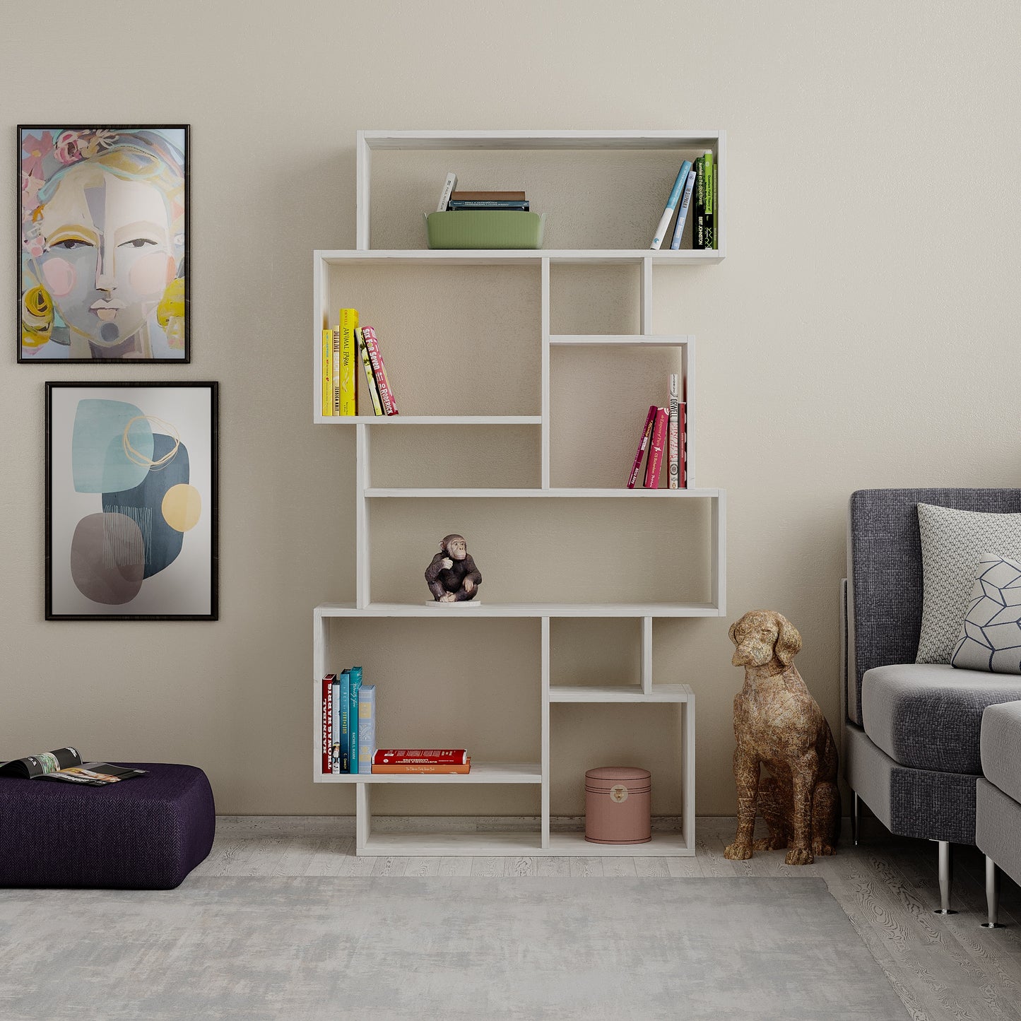 Mourah Karmato Bookcase - 2 Years Warranty