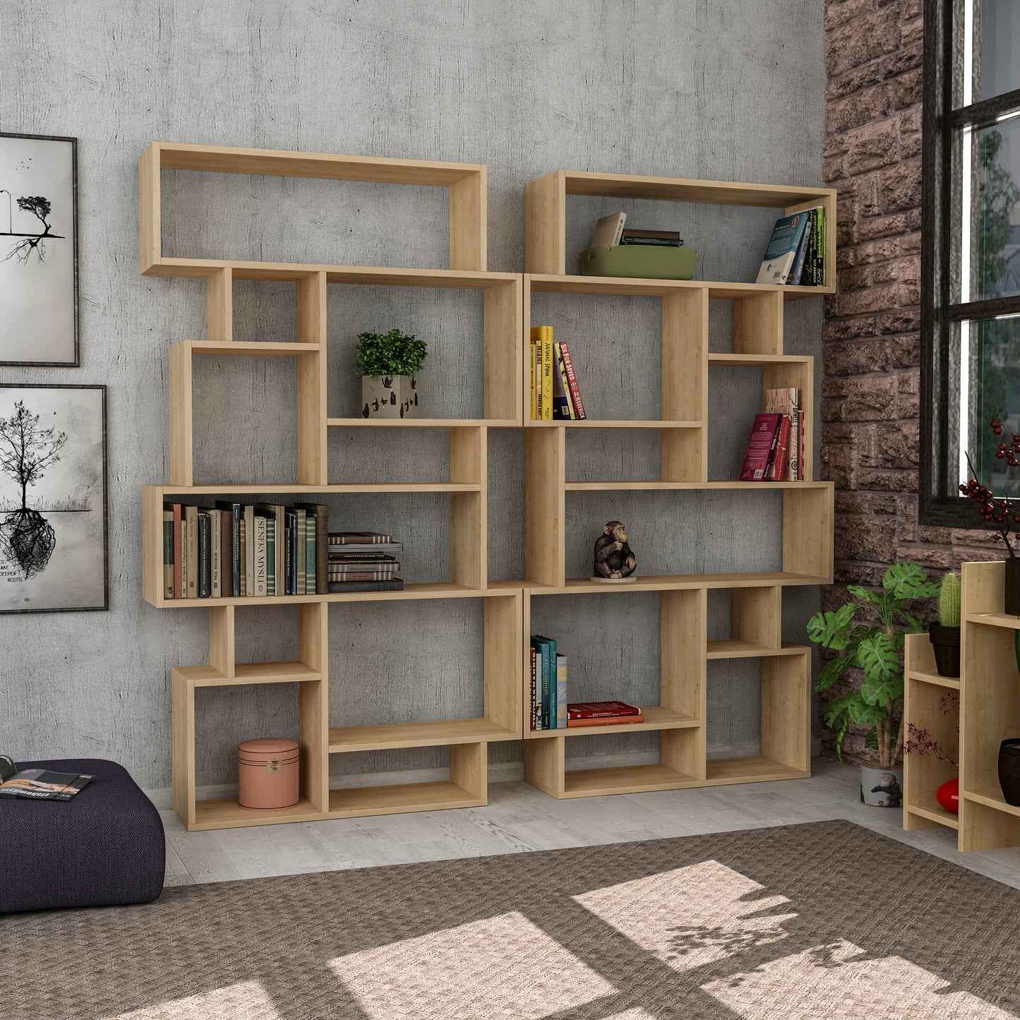 Mourah Karmato Bookcase - 2 Years Warranty