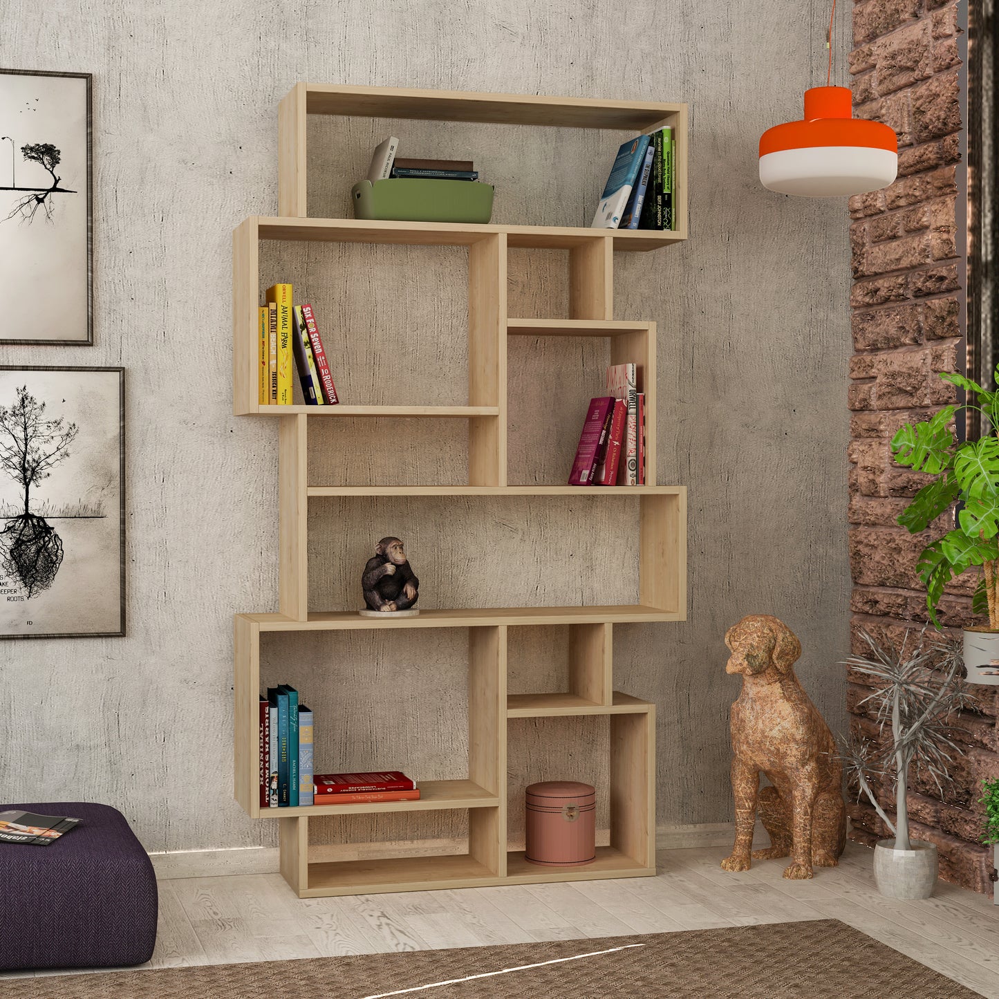 Mourah Karmato Bookcase - 2 Years Warranty