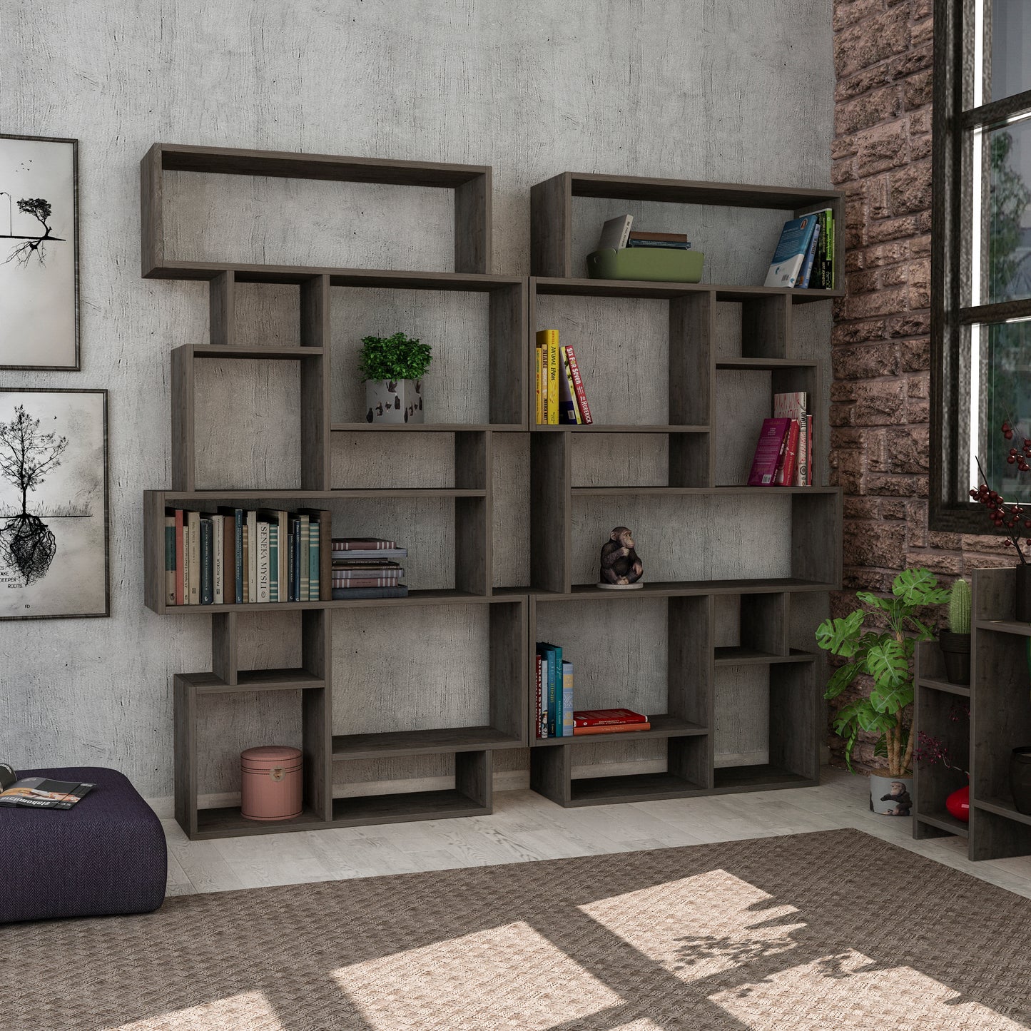 Mourah Karmato Bookcase - 2 Years Warranty