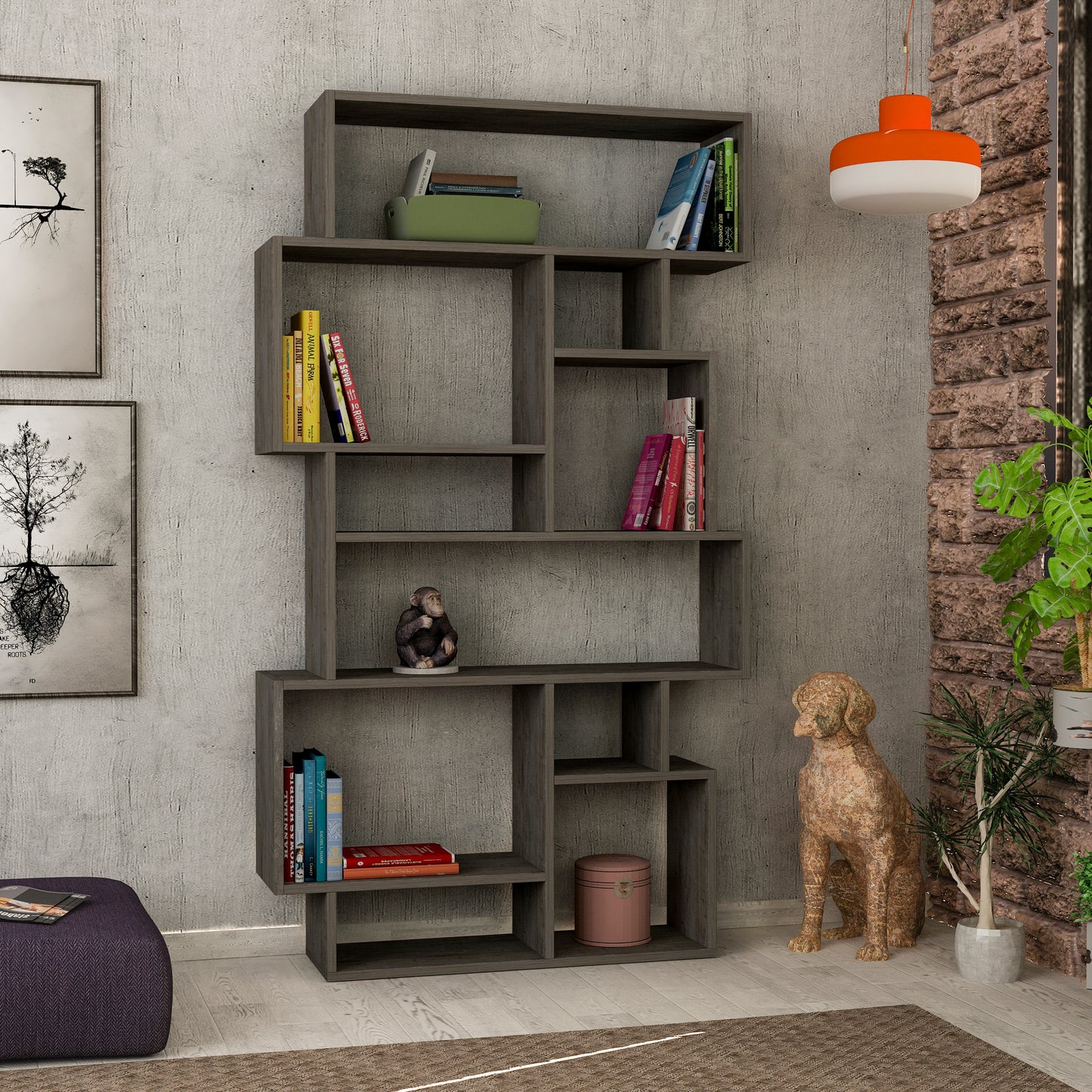 Mourah Karmato Bookcase - 2 Years Warranty