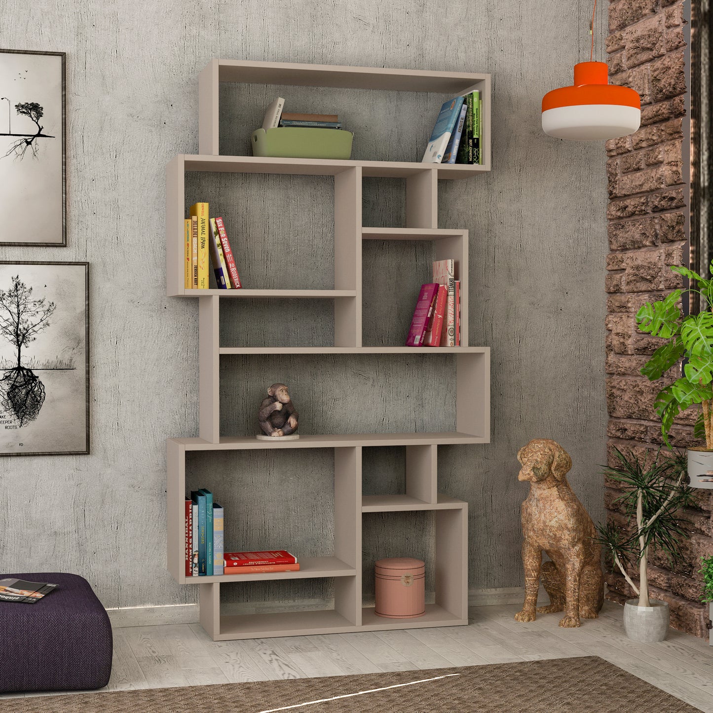 Mourah Karmato Bookcase - 2 Years Warranty