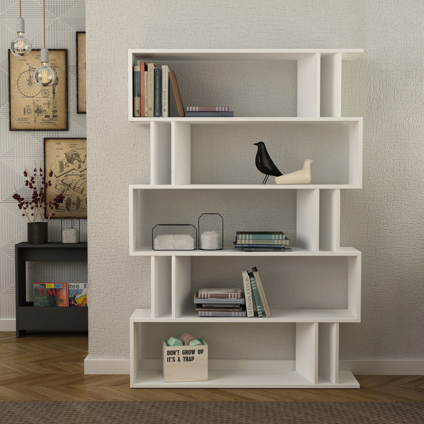 Mourah Partiro Bookcase - 2 Years Warranty