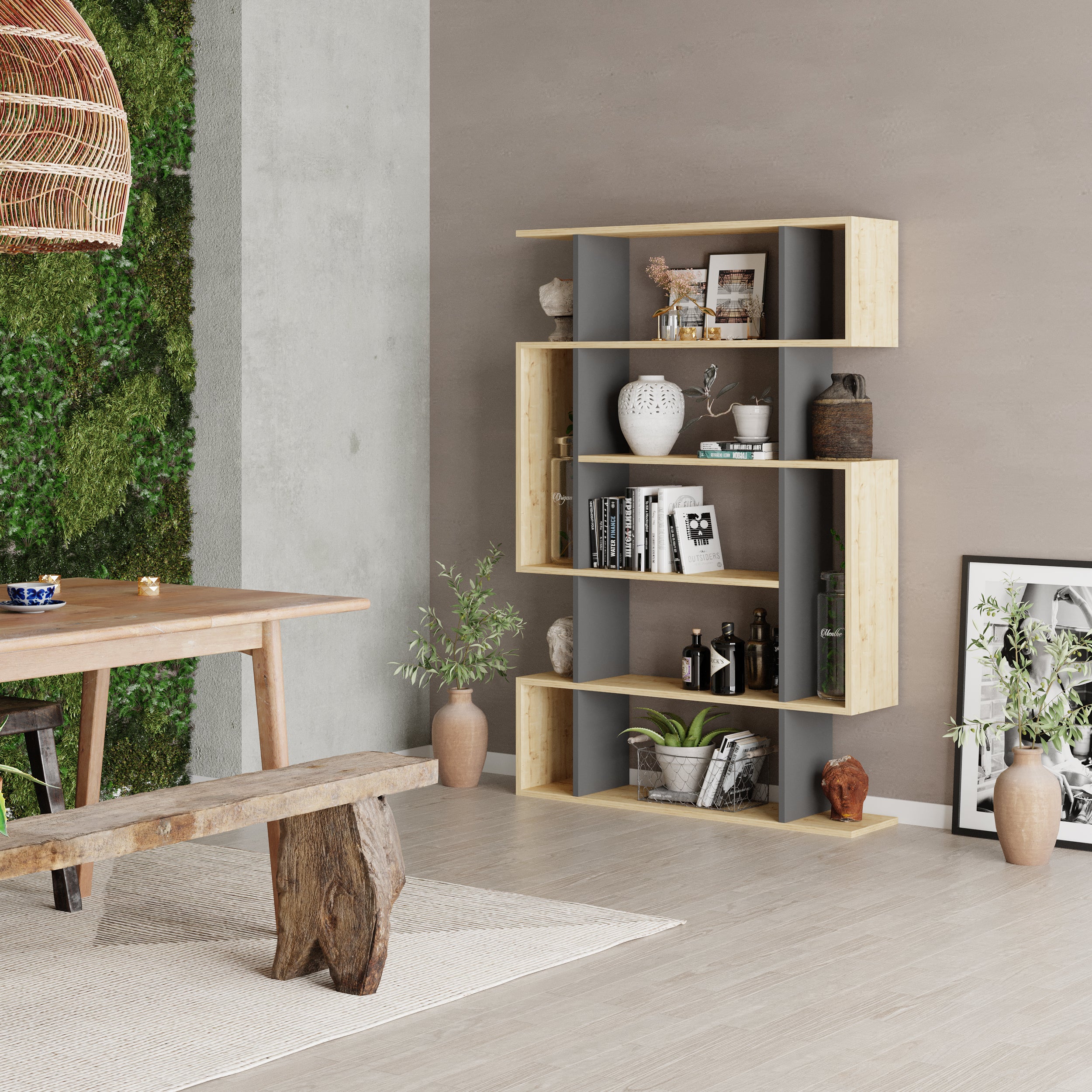 Mourah Mito Bookcase - 2 Years Warranty