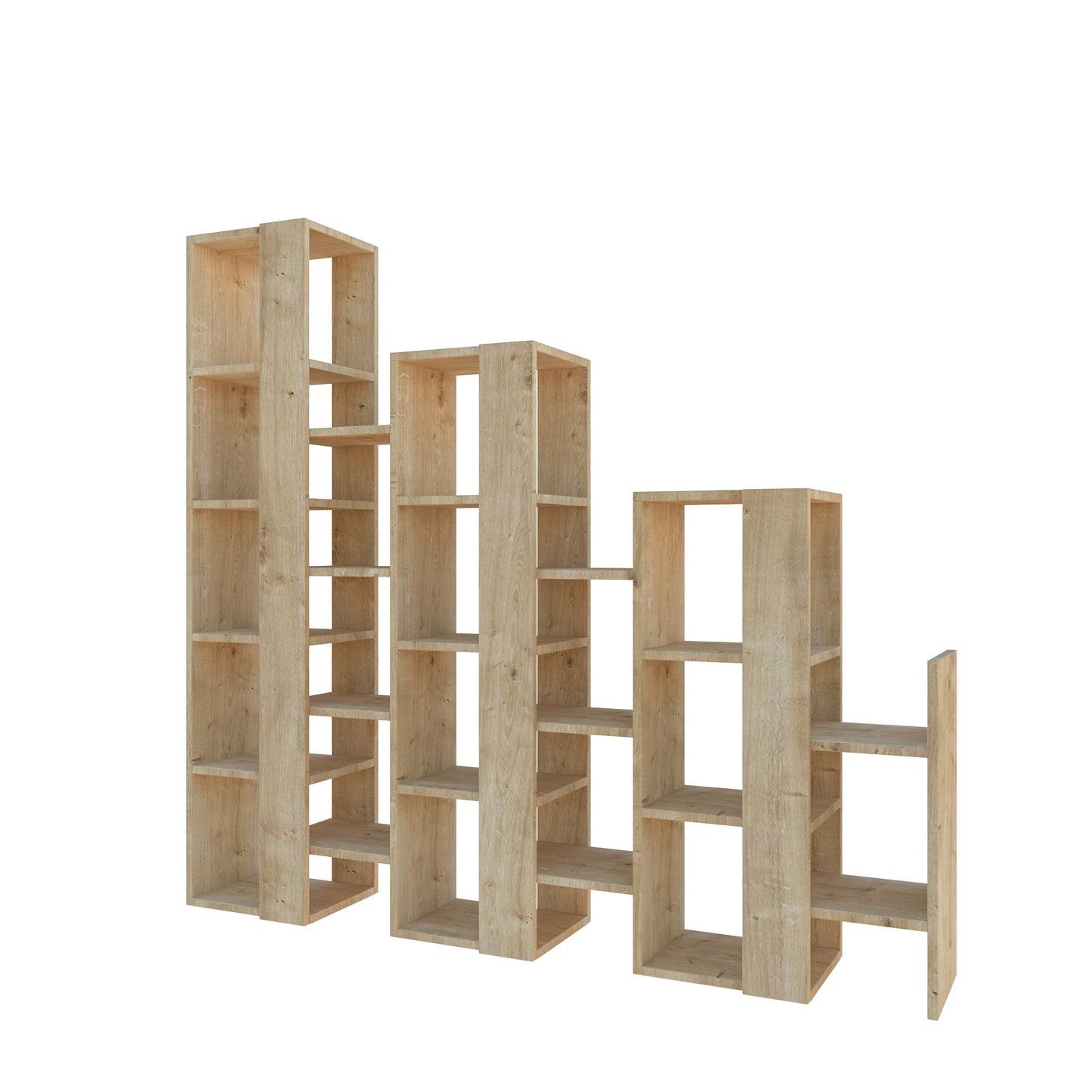 Mourah Lift Separator Bookcase - 2 Years Warranty