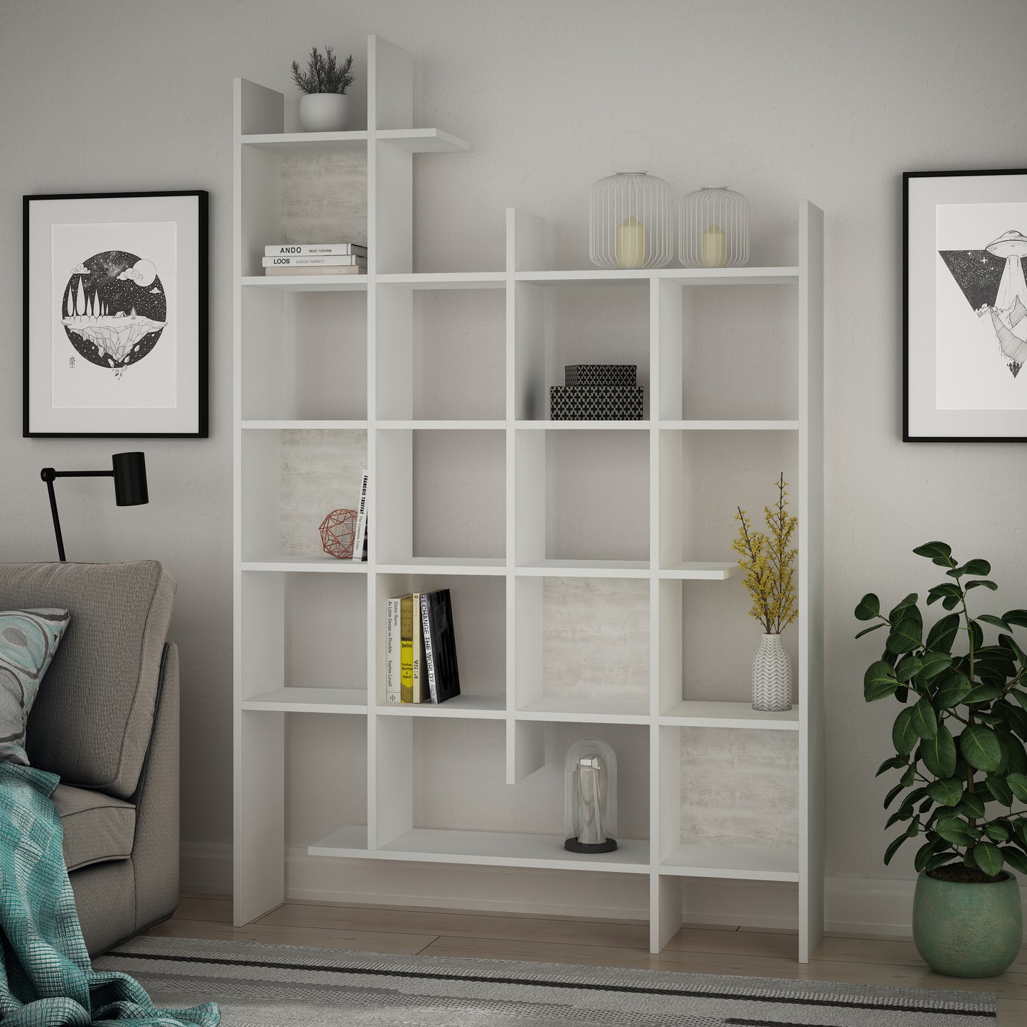 Mourah Manco Bookcase - 2 Years Warranty