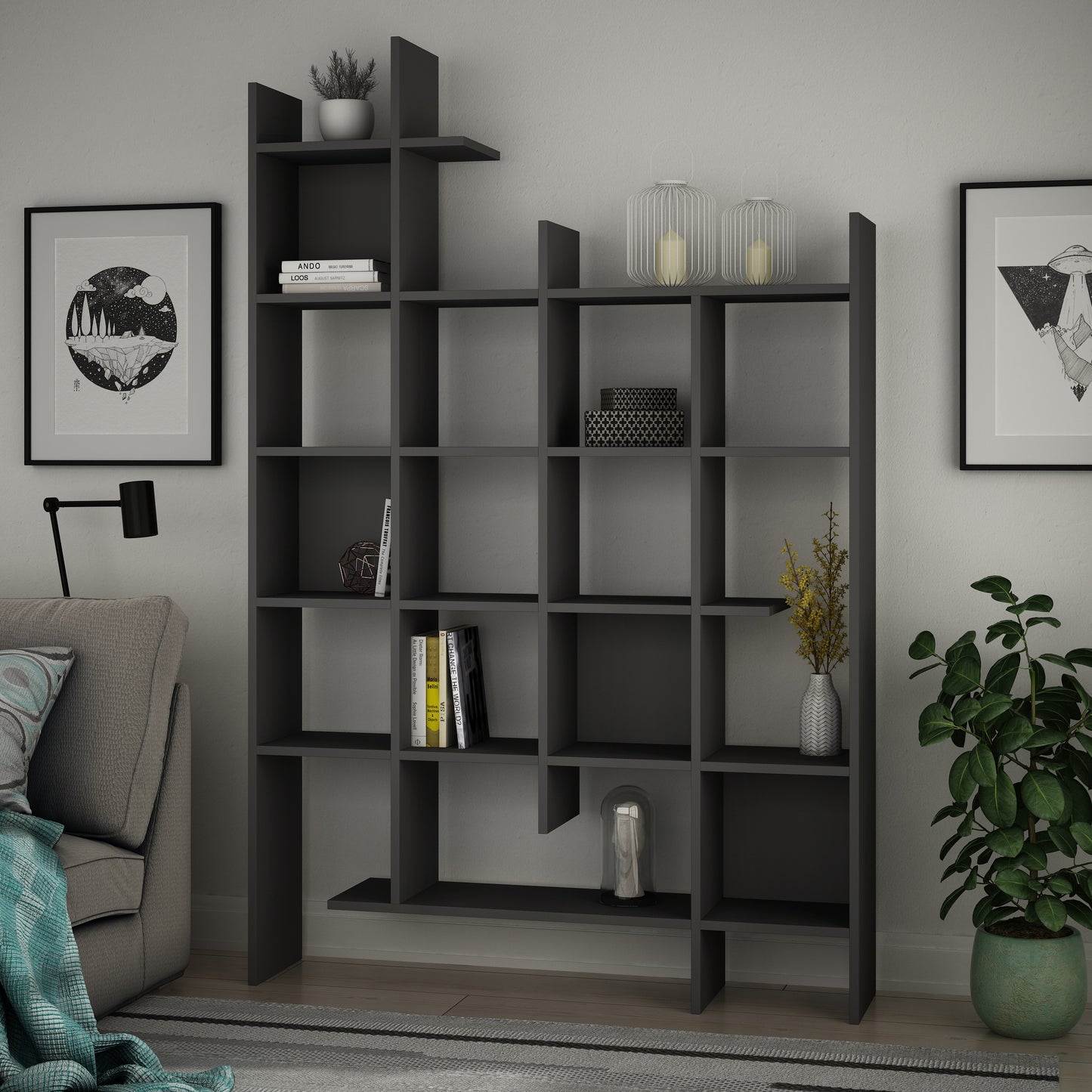 Mourah Manco Bookcase - 2 Years Warranty