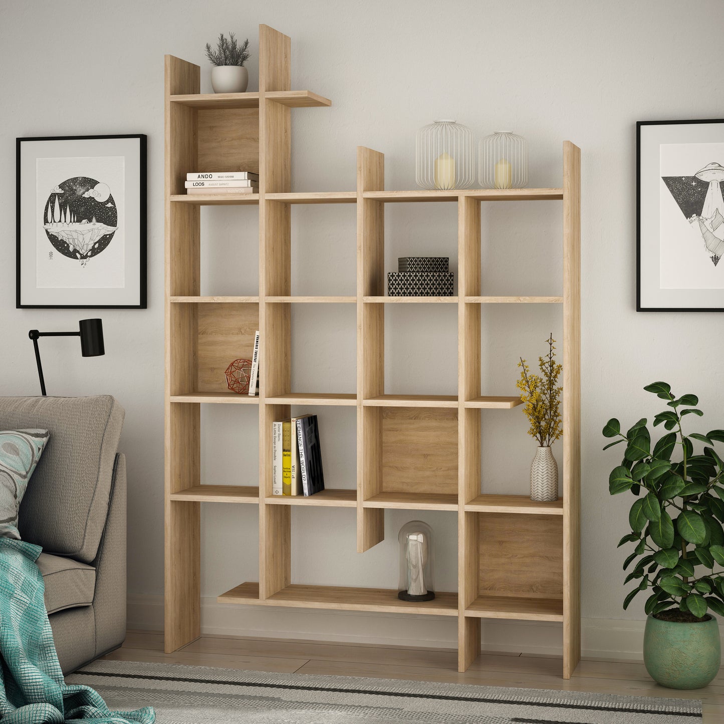 Mourah Manco Bookcase - 2 Years Warranty