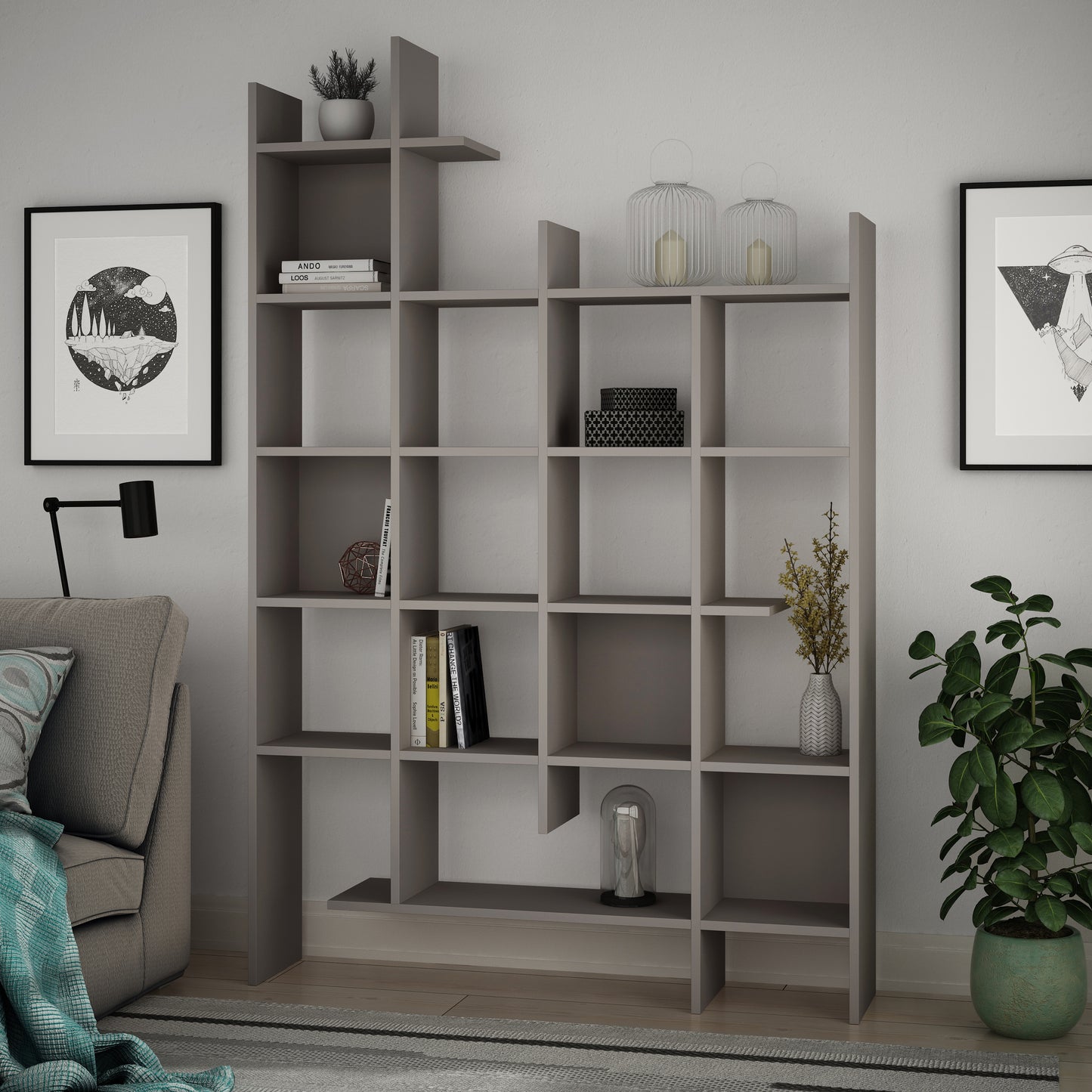 Mourah Manco Bookcase - 2 Years Warranty