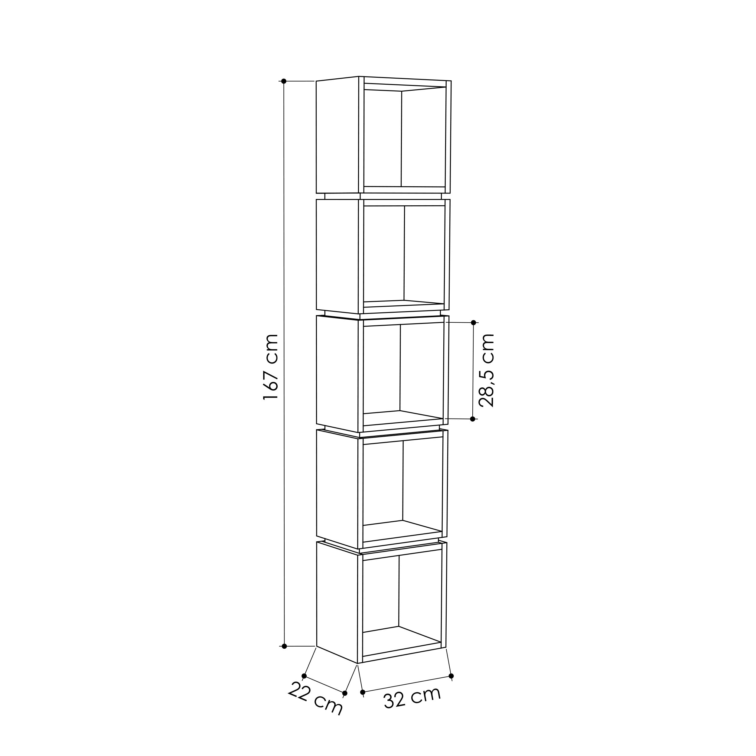designer bookcase in UAE