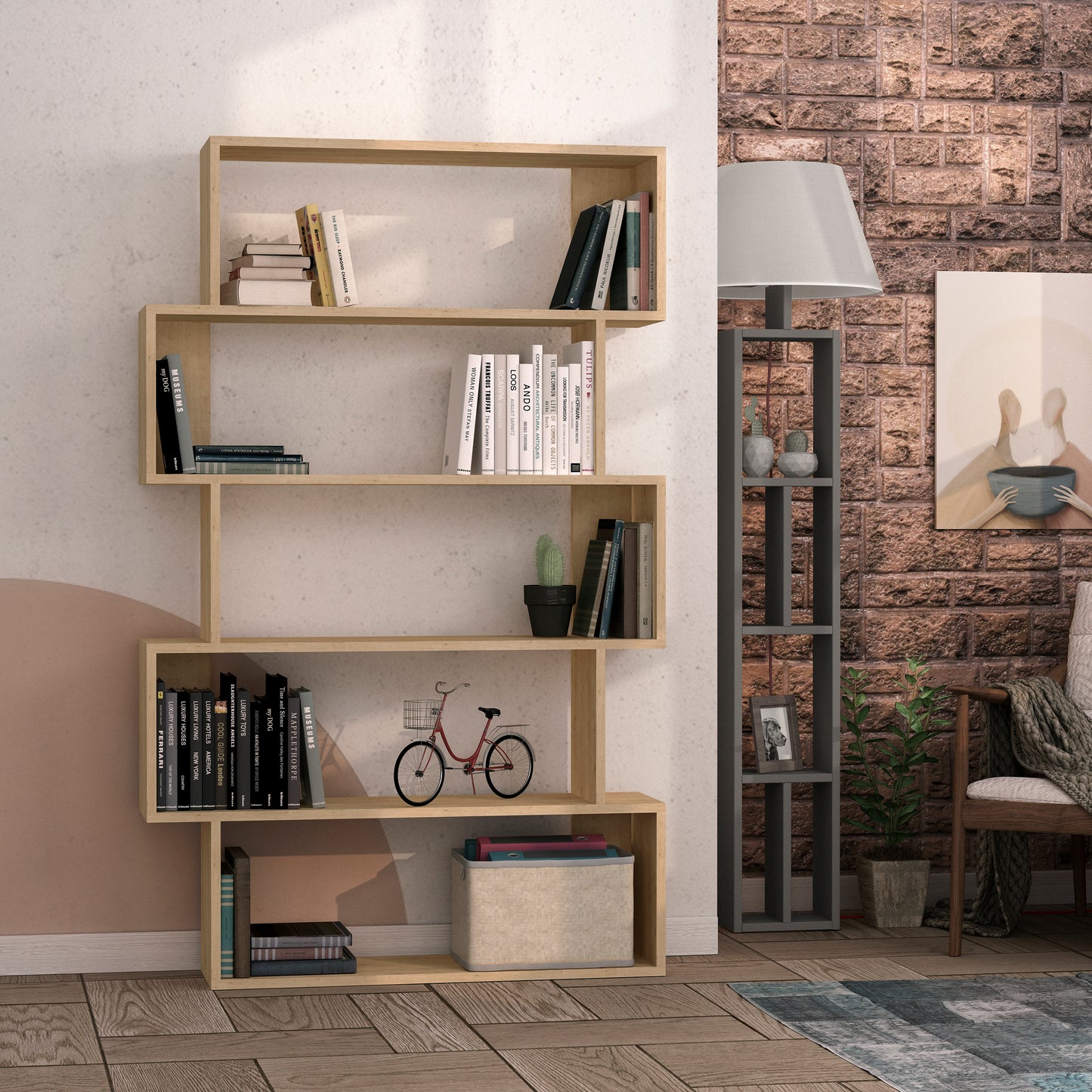 Mourah Oxford Bookcase - 2 Years Warranty