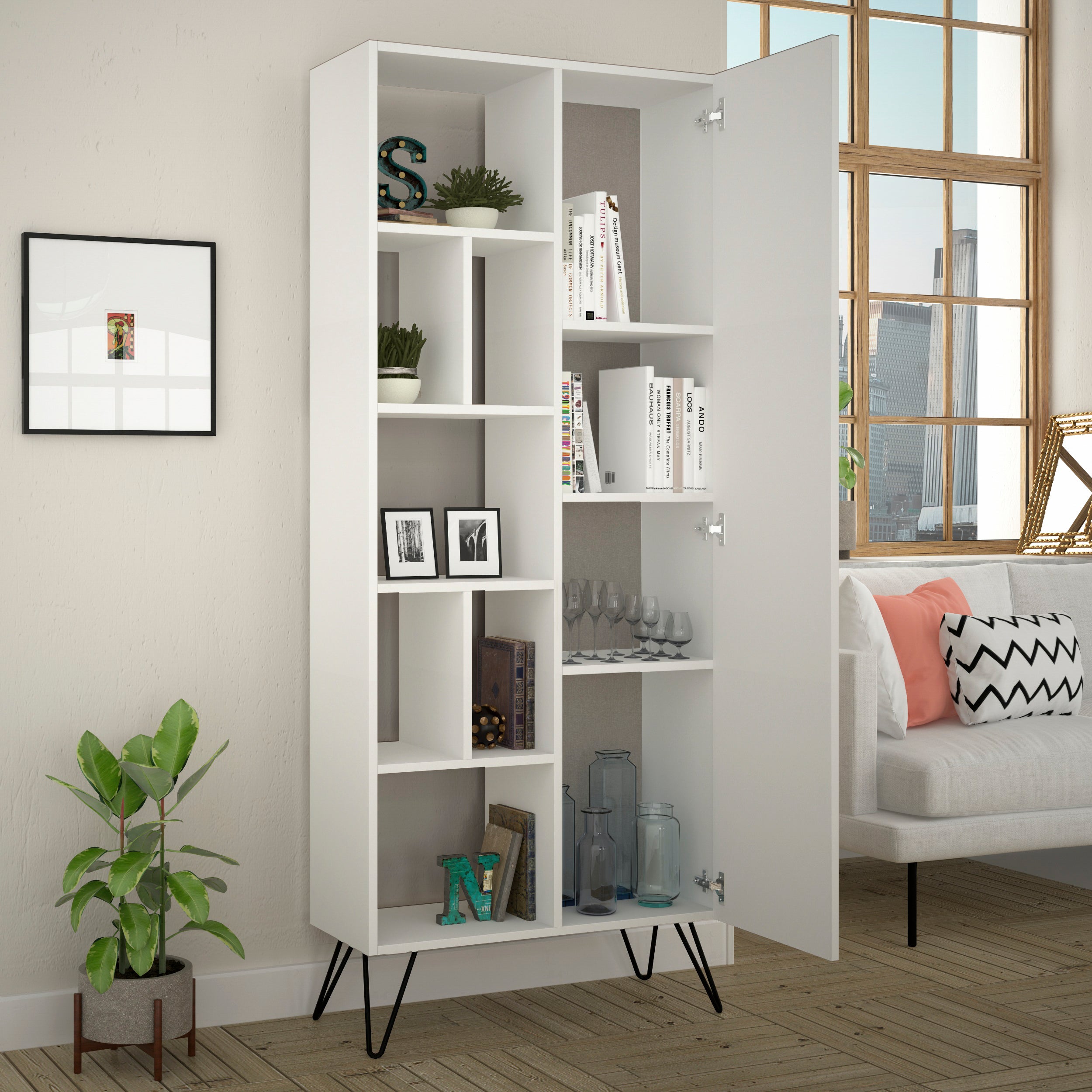 Mourah Jedda Bookcase - 2 Years Warranty