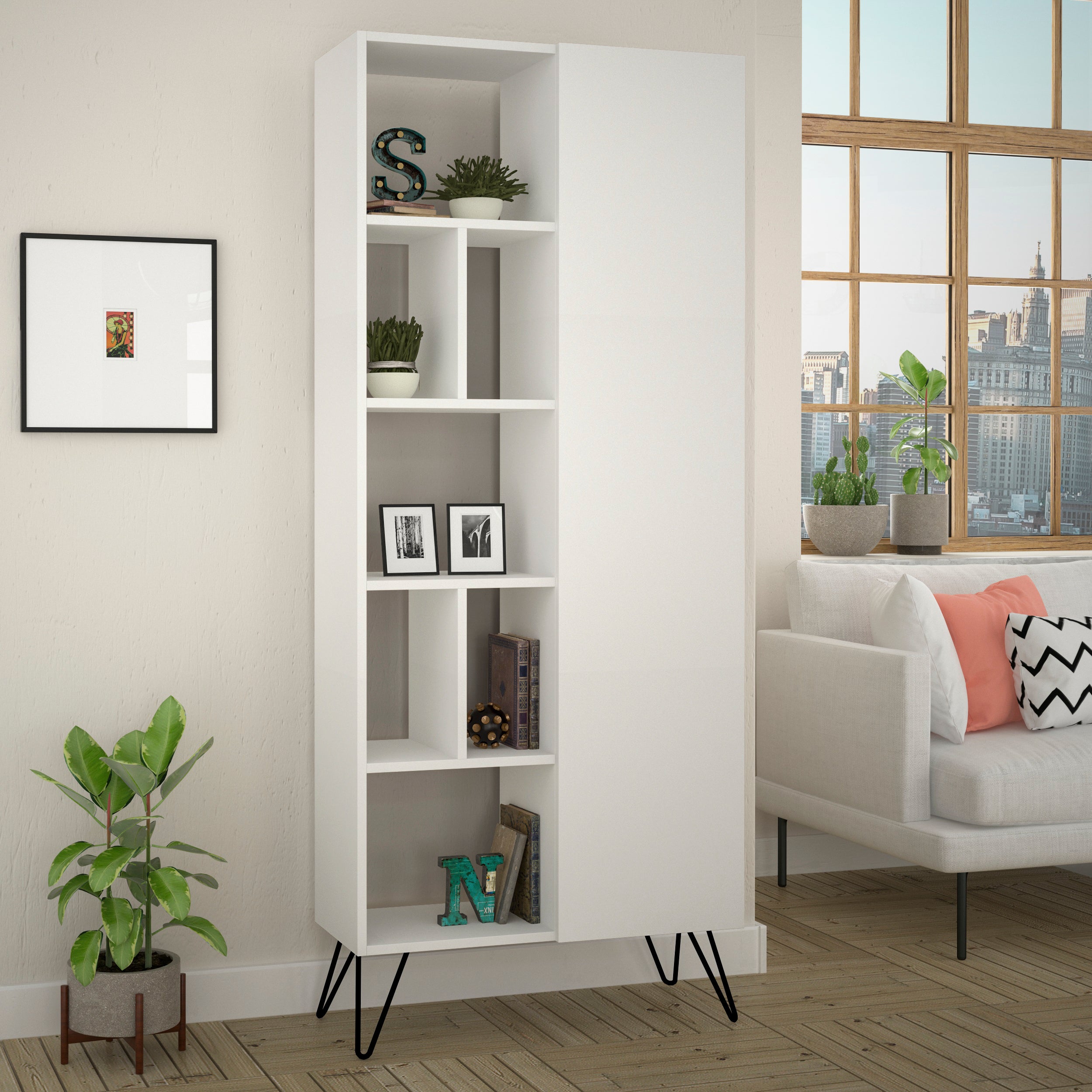 Mourah Jedda Bookcase - 2 Years Warranty