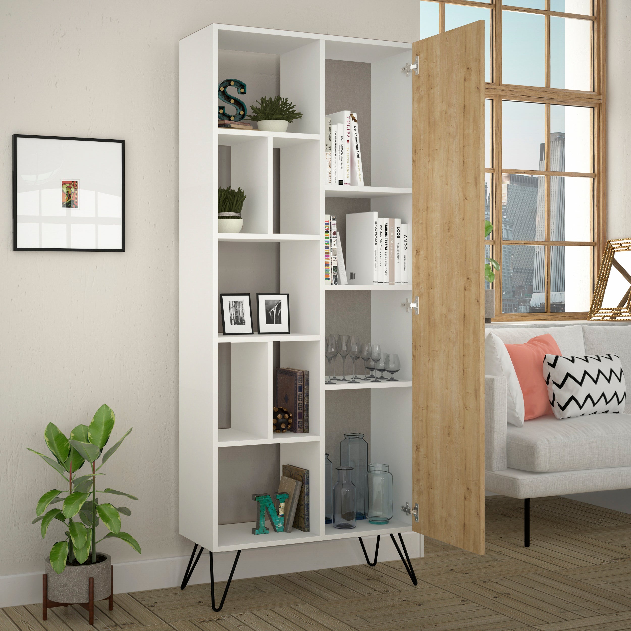 Mourah Jedda Bookcase - 2 Years Warranty