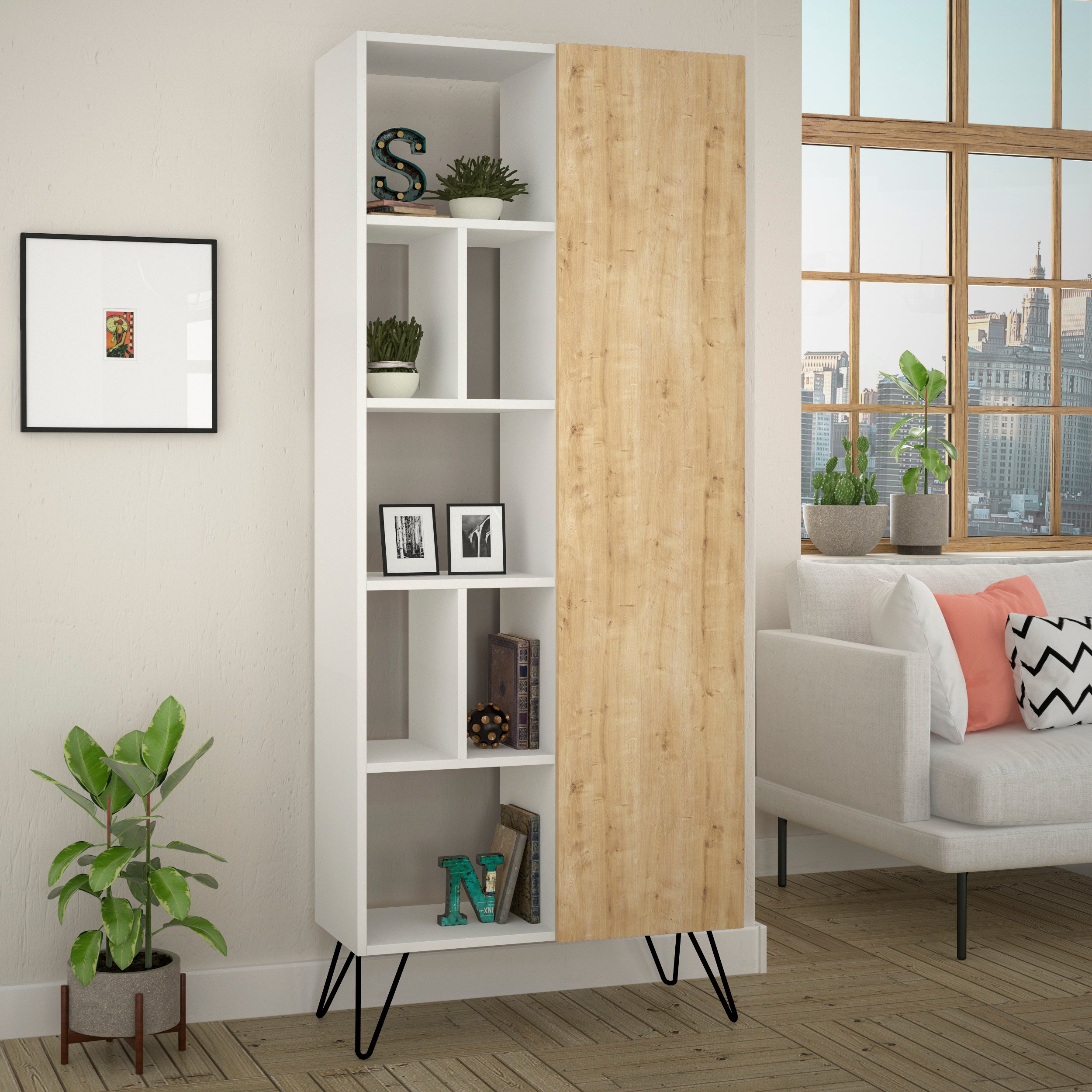 Mourah Jedda Bookcase - 2 Years Warranty