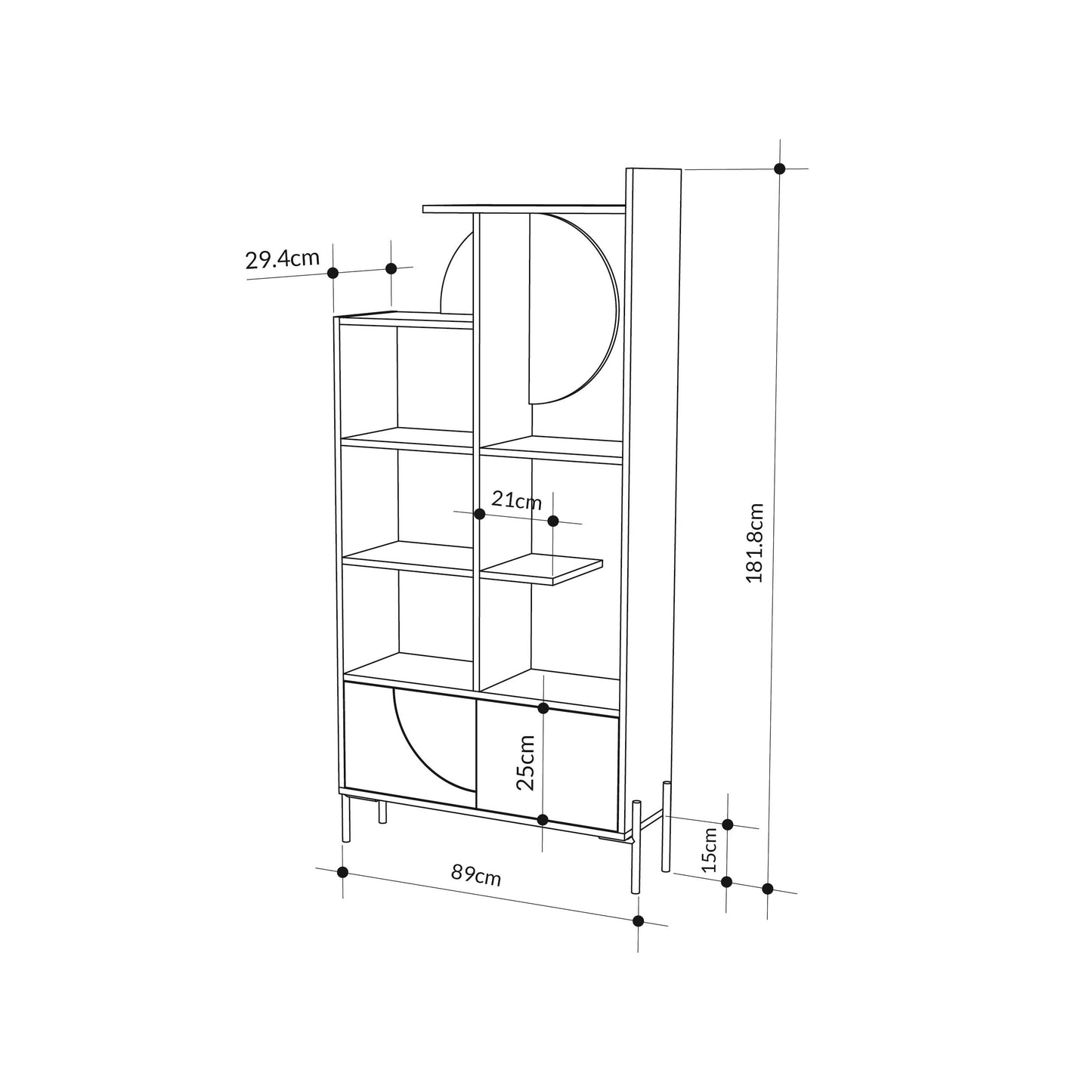 Diba Bookcase
