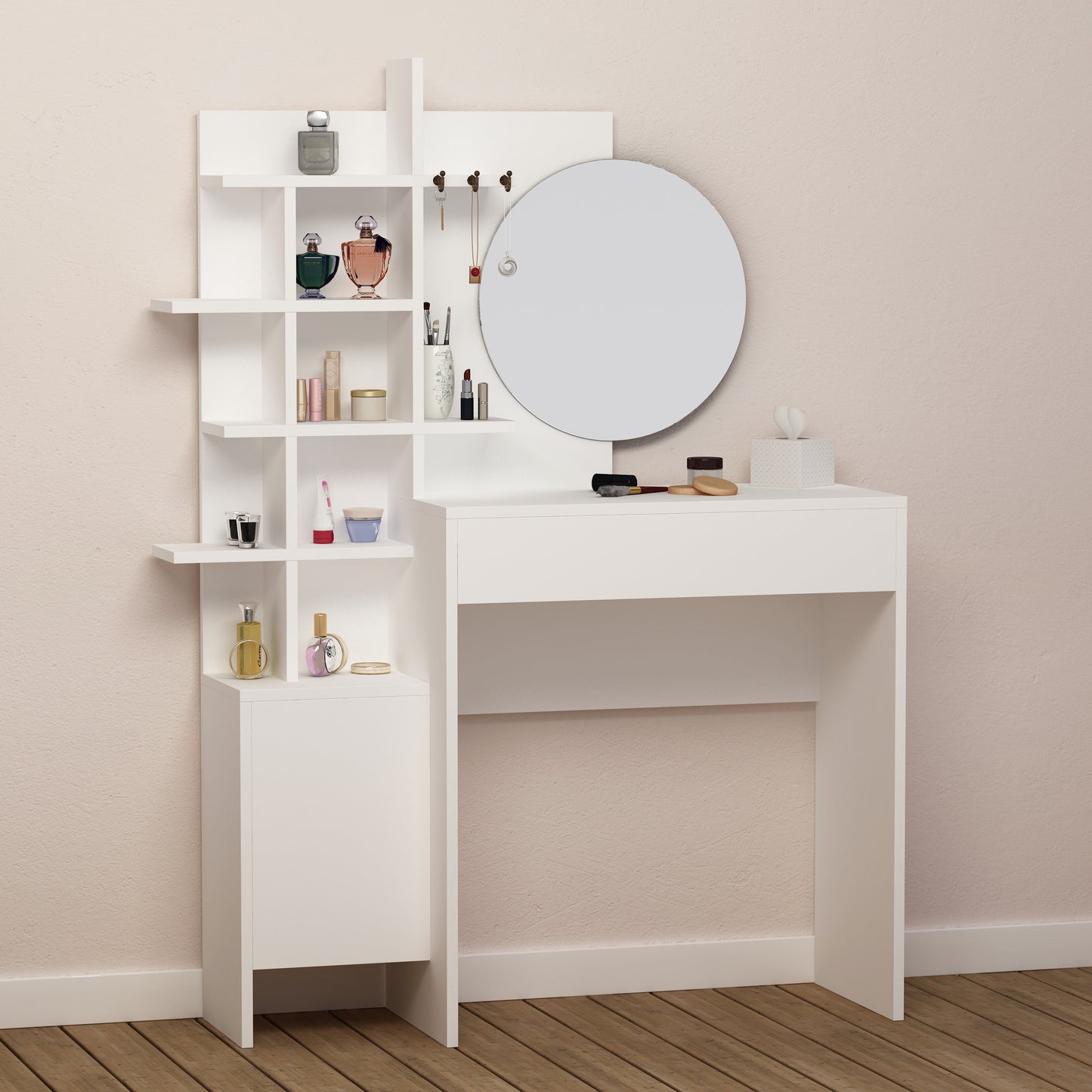 Mourah Mup Dressing Table With Storag -2 Years Warranty