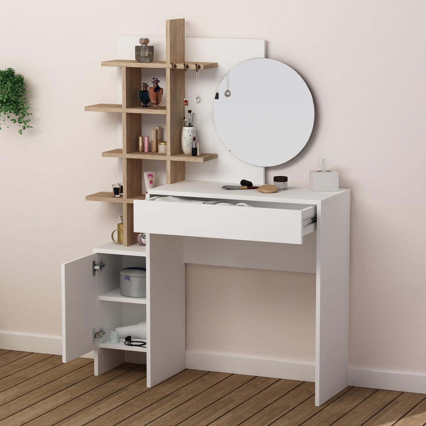 Mourah Mup Dressing Table With Storag -2 Years Warranty