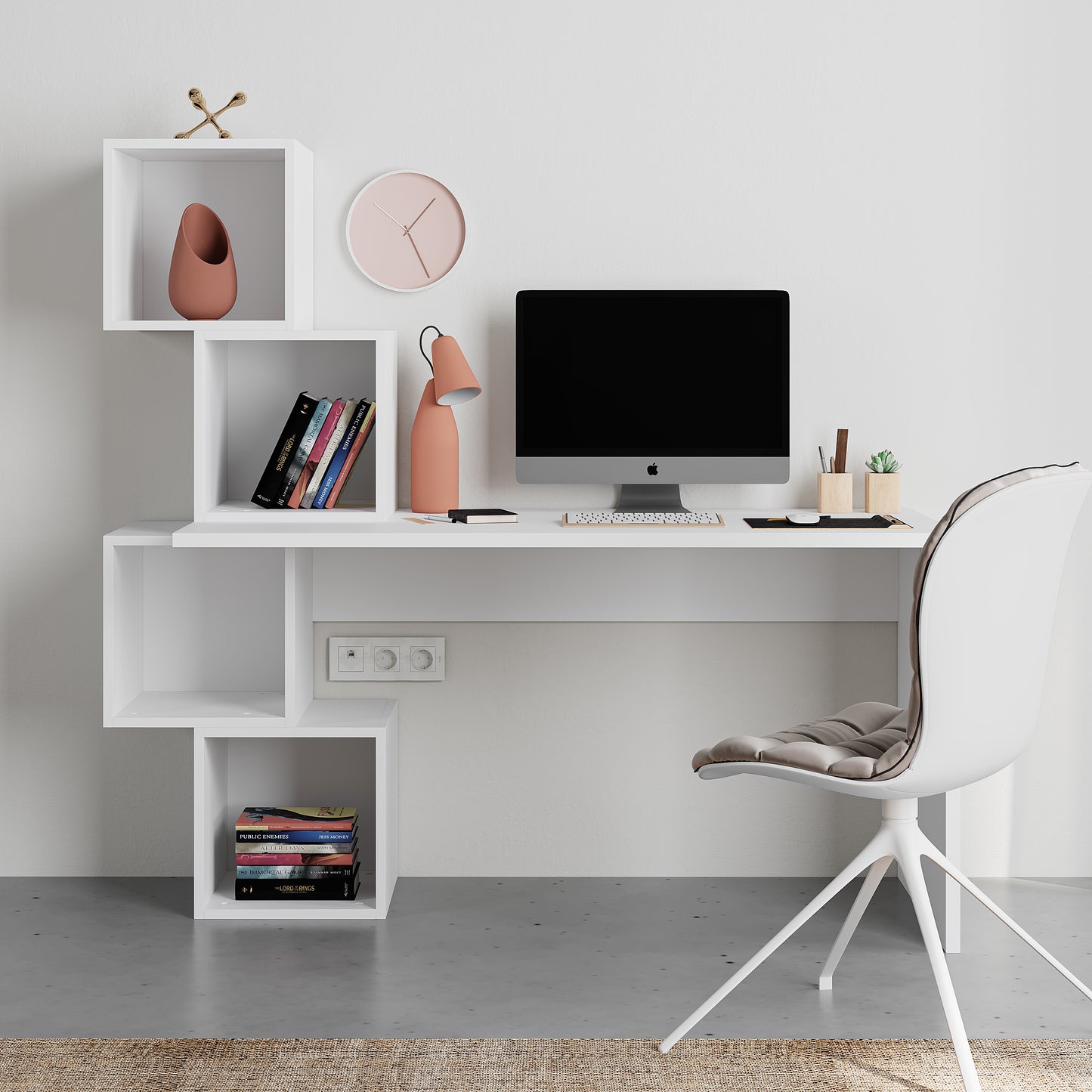 Mourah Balance Working Table With Storage  - 2 Years Warranty