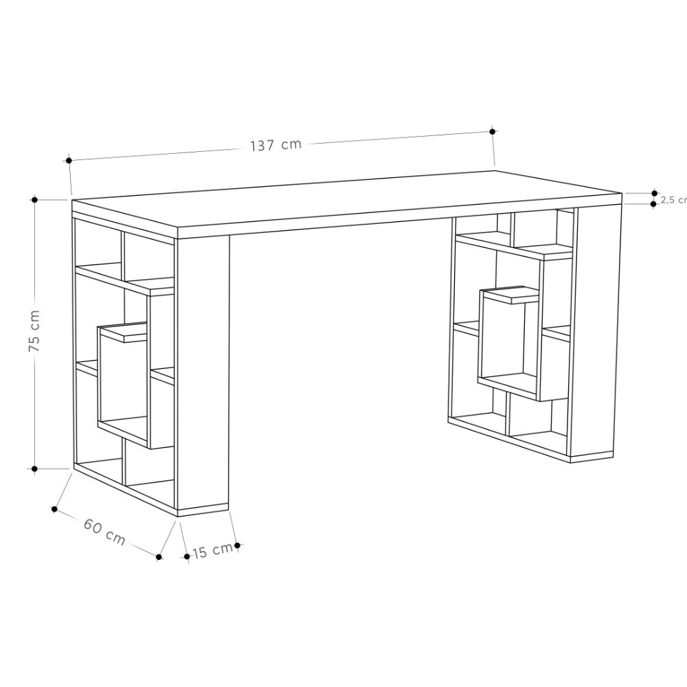 Mourah Labirent Working Table- 2 Years Warranty