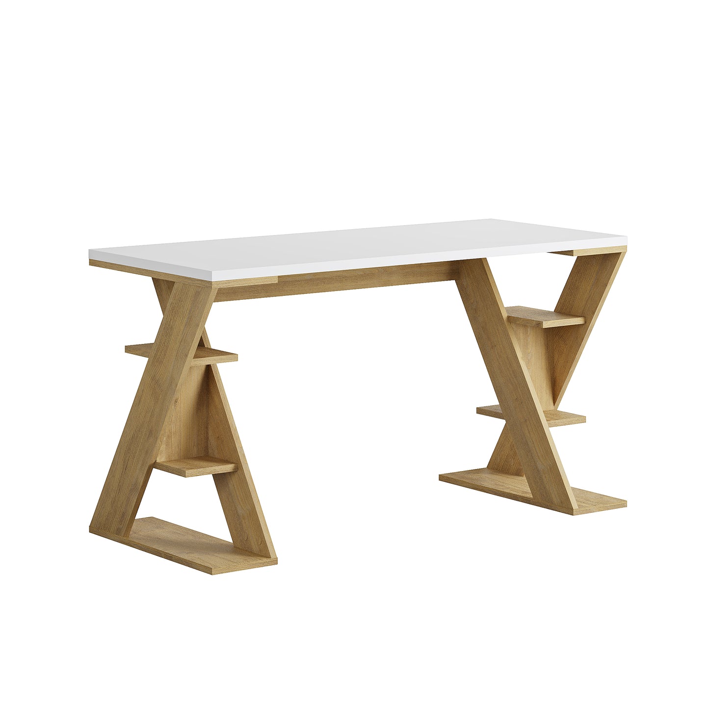 Mourah Papillon Working Table With Storage - 2 Years Warranty
