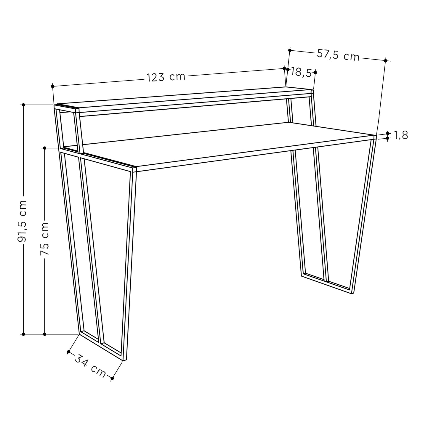 Mourah Pal Working Table- 2 Years Warranty