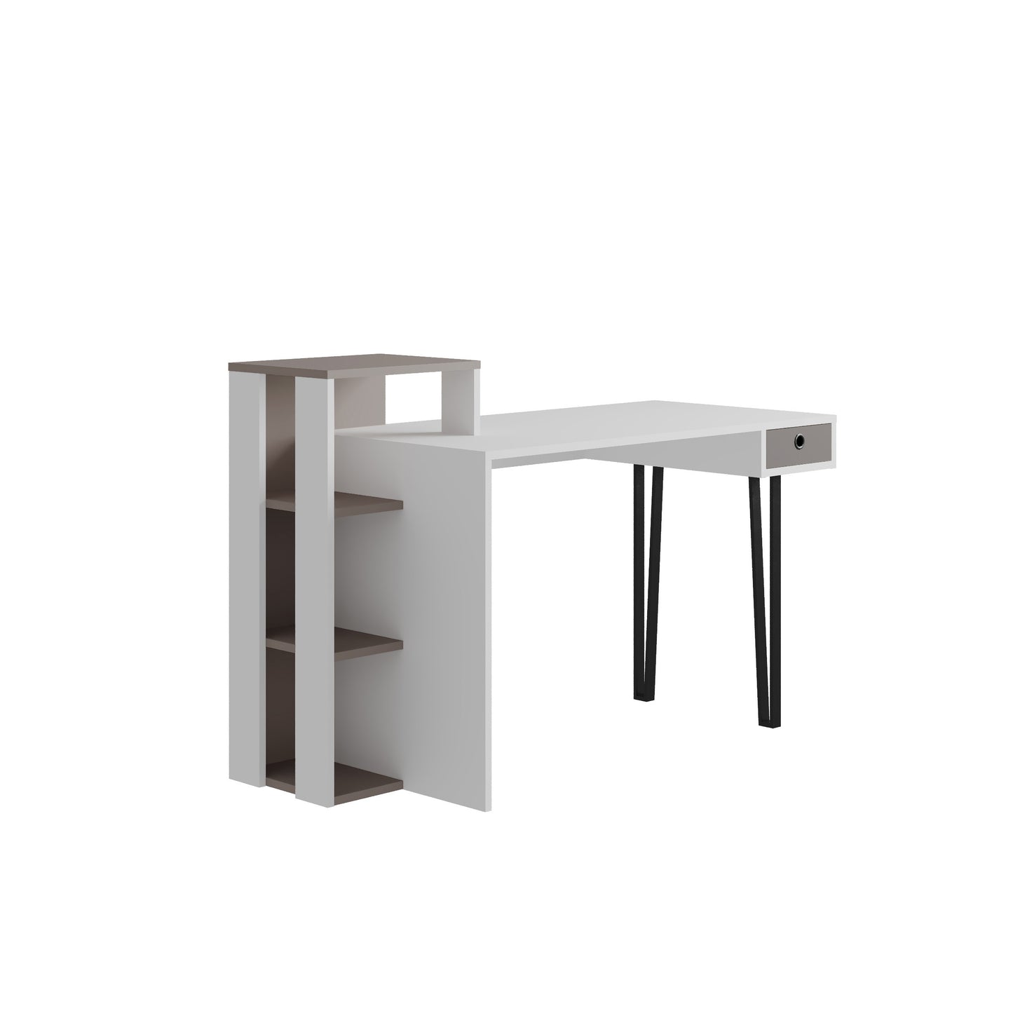 Mourah Loyd Working Table With Storage  - 2 Years Warranty