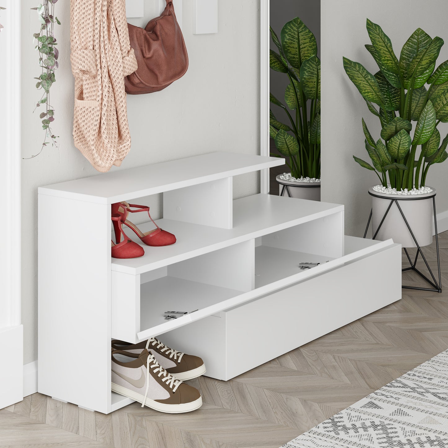 latest shoe cabinet designs in UAE