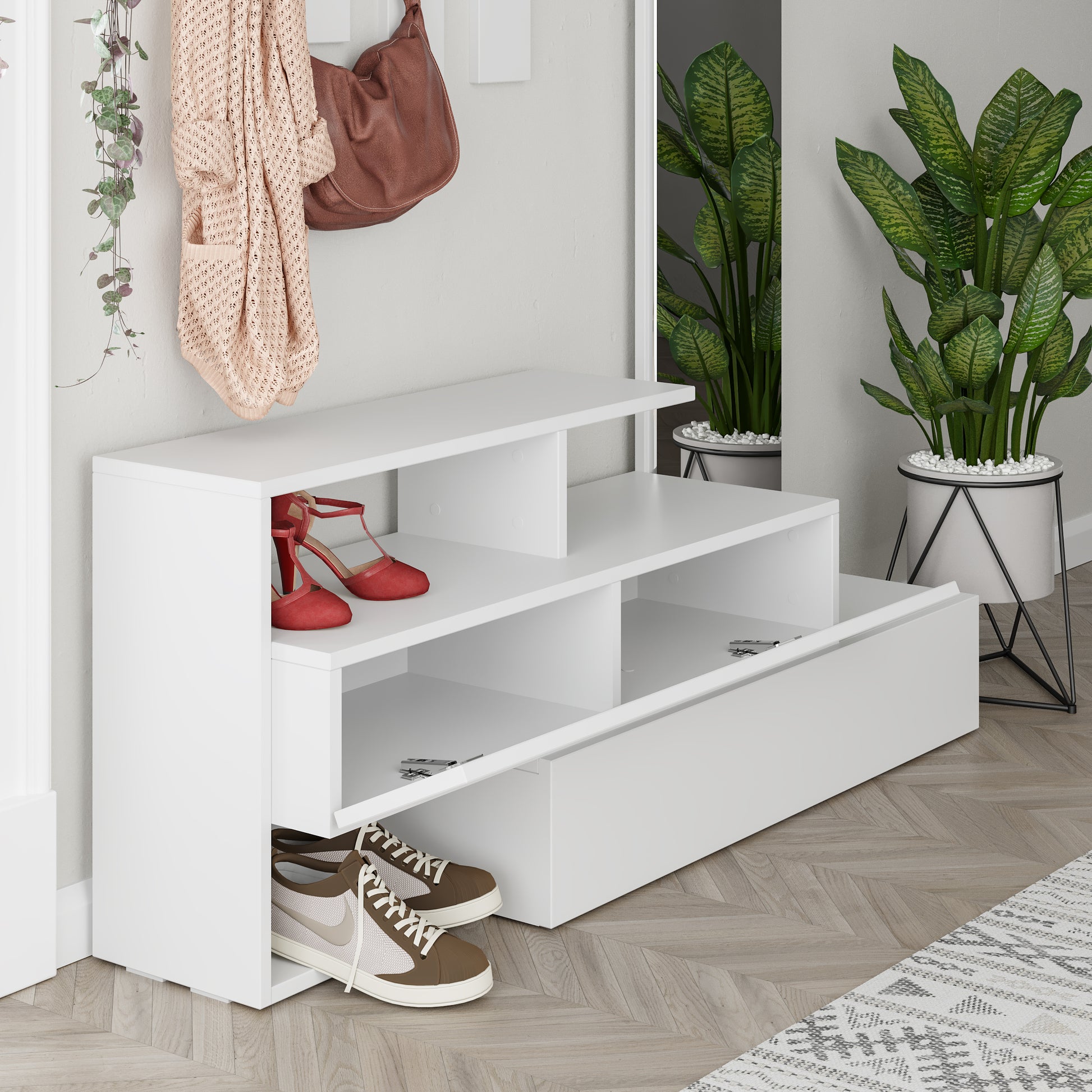 latest shoe cabinet designs in UAE
