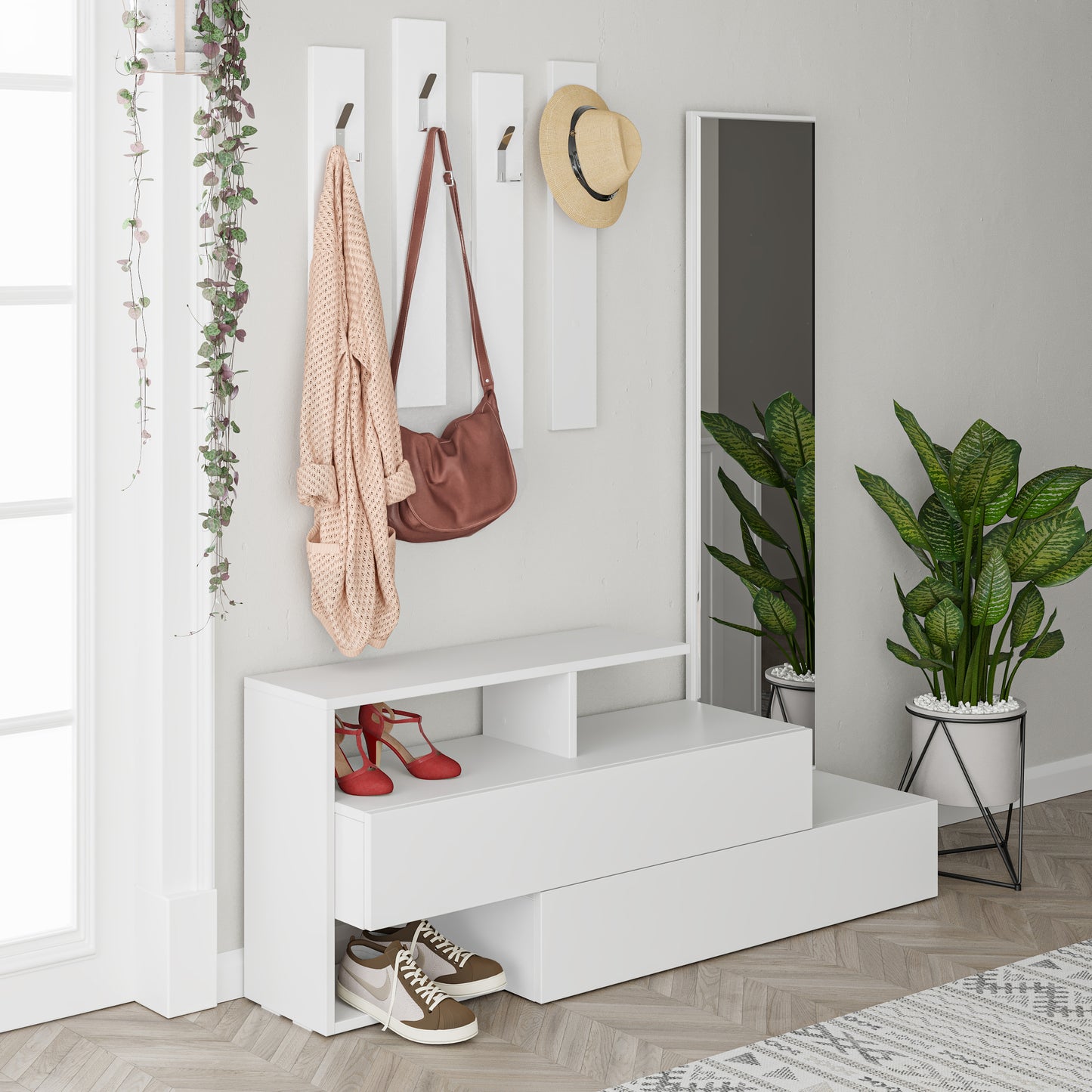 latest shoe cabinet designs in UAE