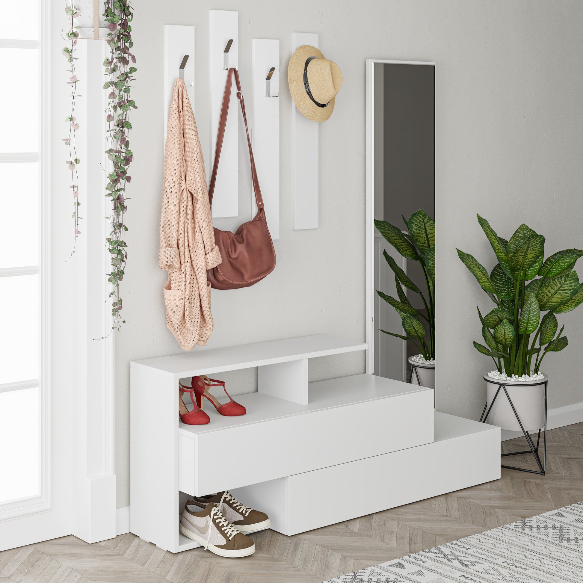 latest shoe cabinet designs in UAE